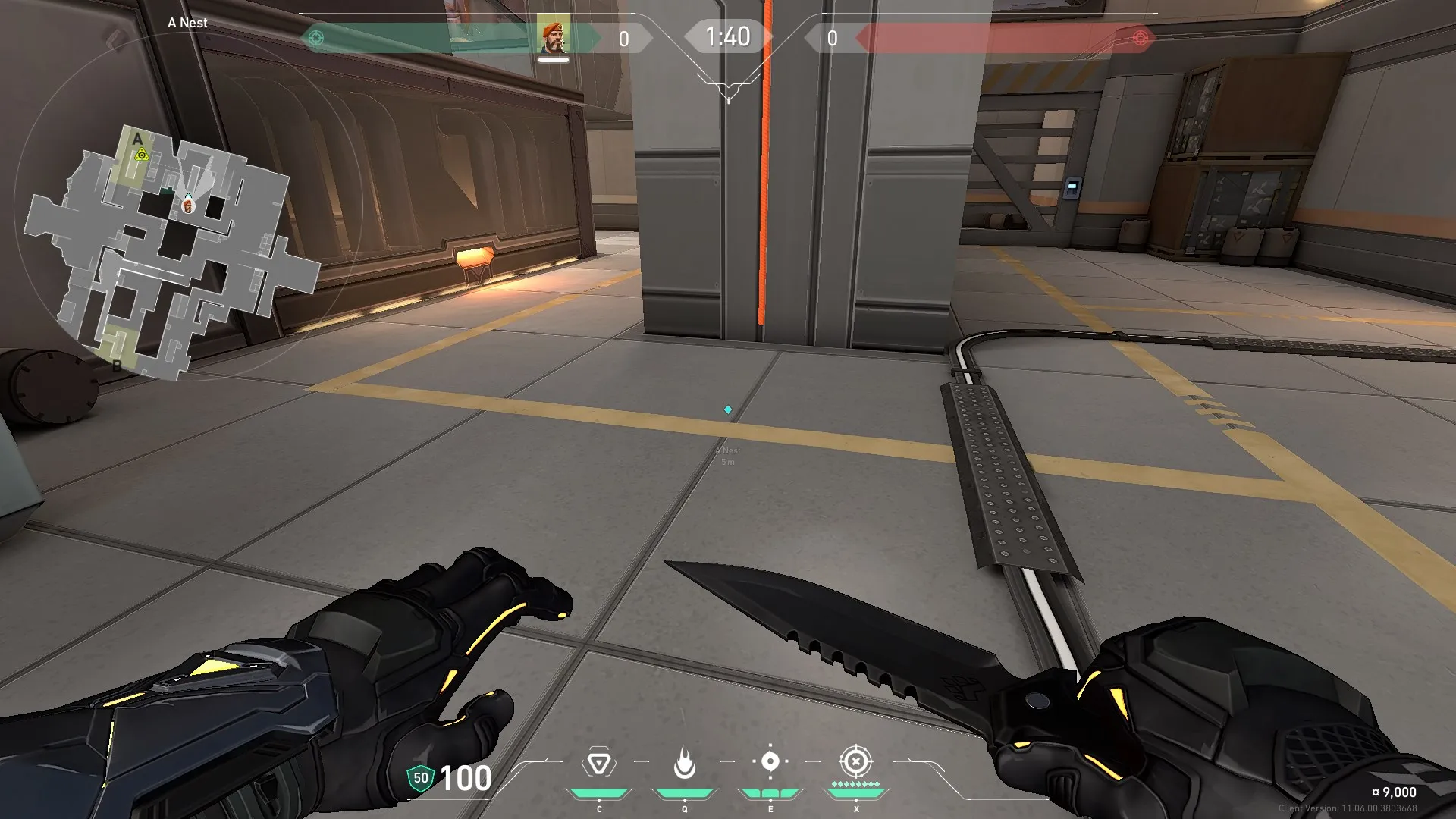 Brimstone Incendiary on Icebox Attack Site A — step 1 of 3: Position — where to stand