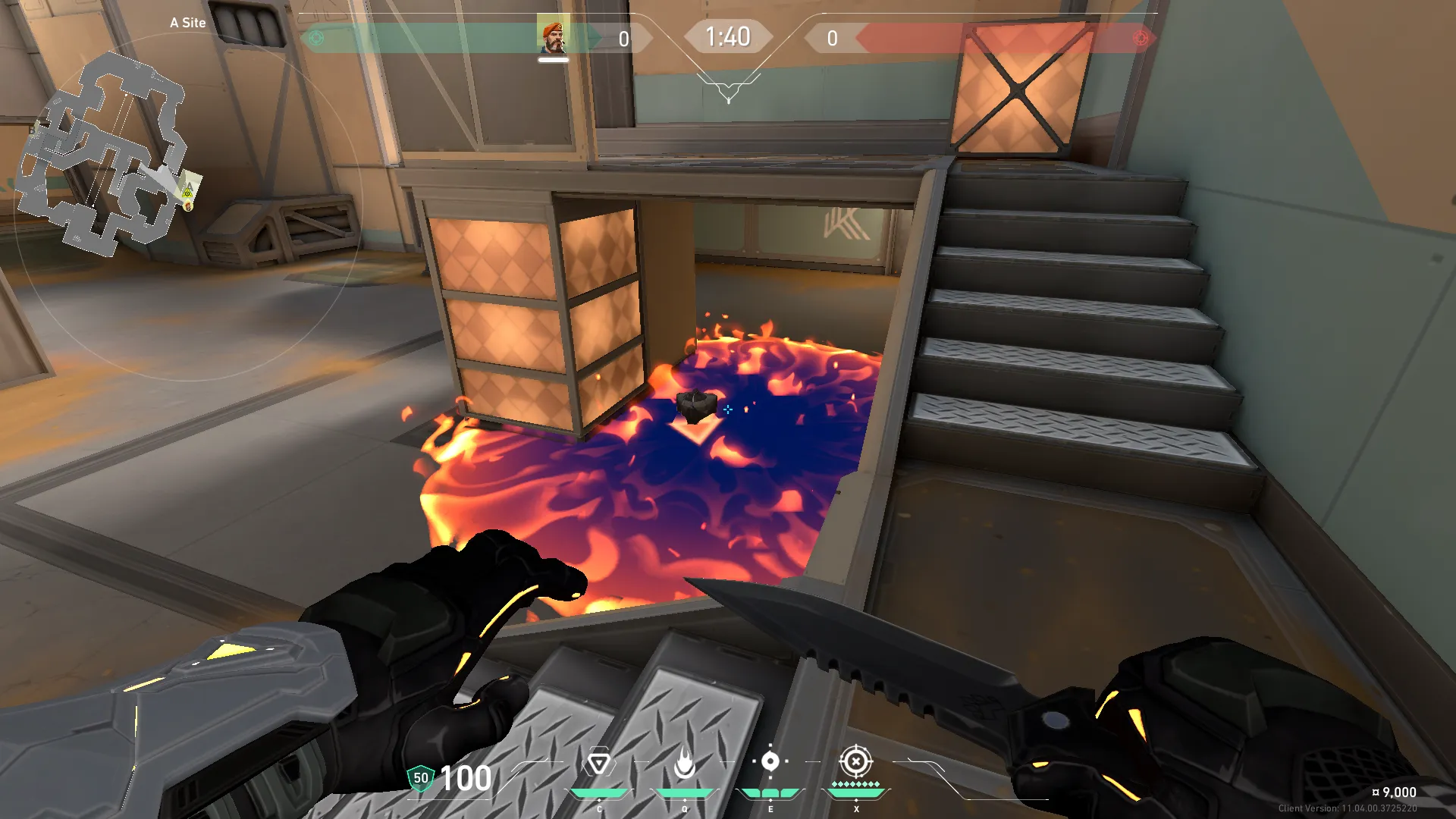 Brimstone Incendiary on Fracture Attack Site A — step 3 of 3: Result