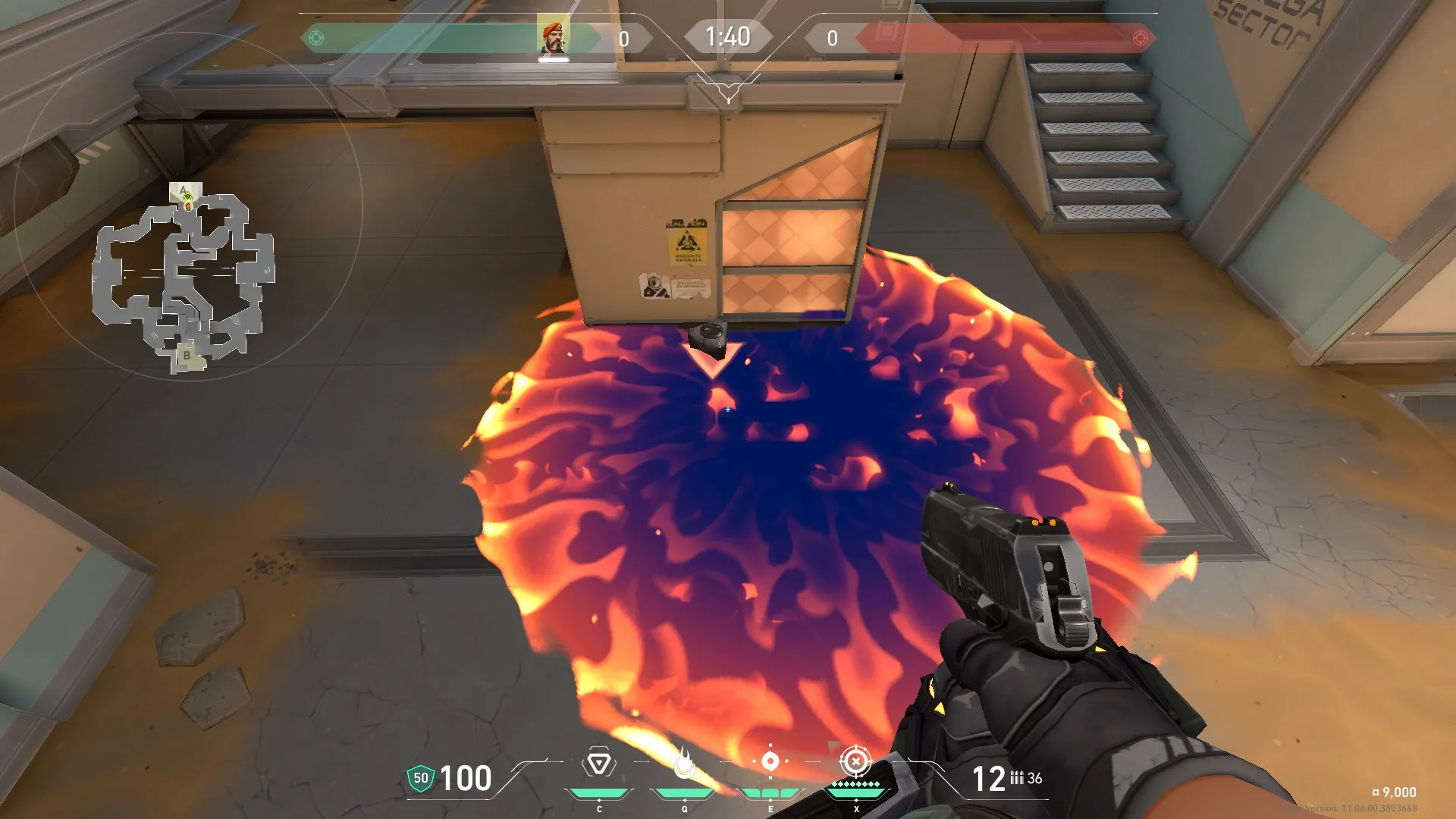 Brimstone Incendiary on Fracture Attack Site A — step 3 of 3: Result
