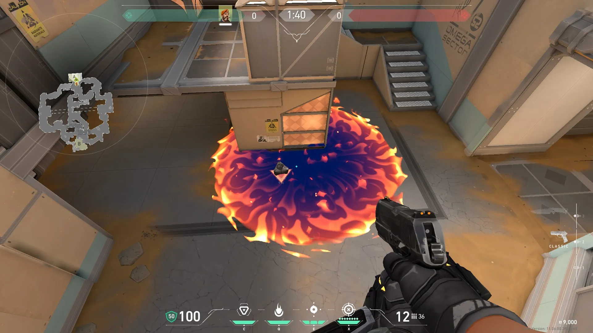 Brimstone Incendiary on Fracture Attack Site A — step 3 of 3: Result