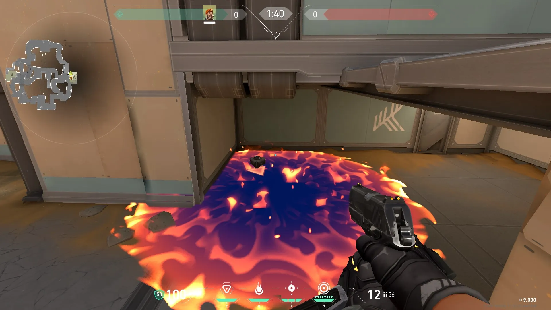 Brimstone Incendiary on Fracture Attack Site A — step 3 of 3: Result