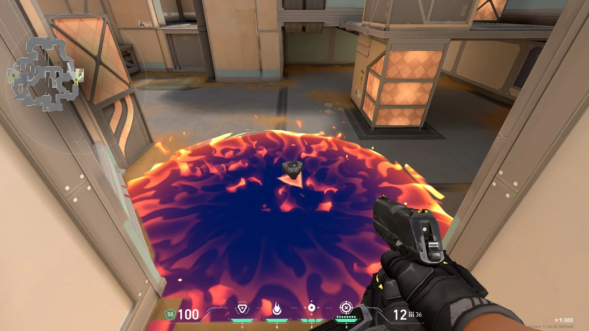 Brimstone Incendiary on Fracture Attack Site A — step 3 of 3: Result