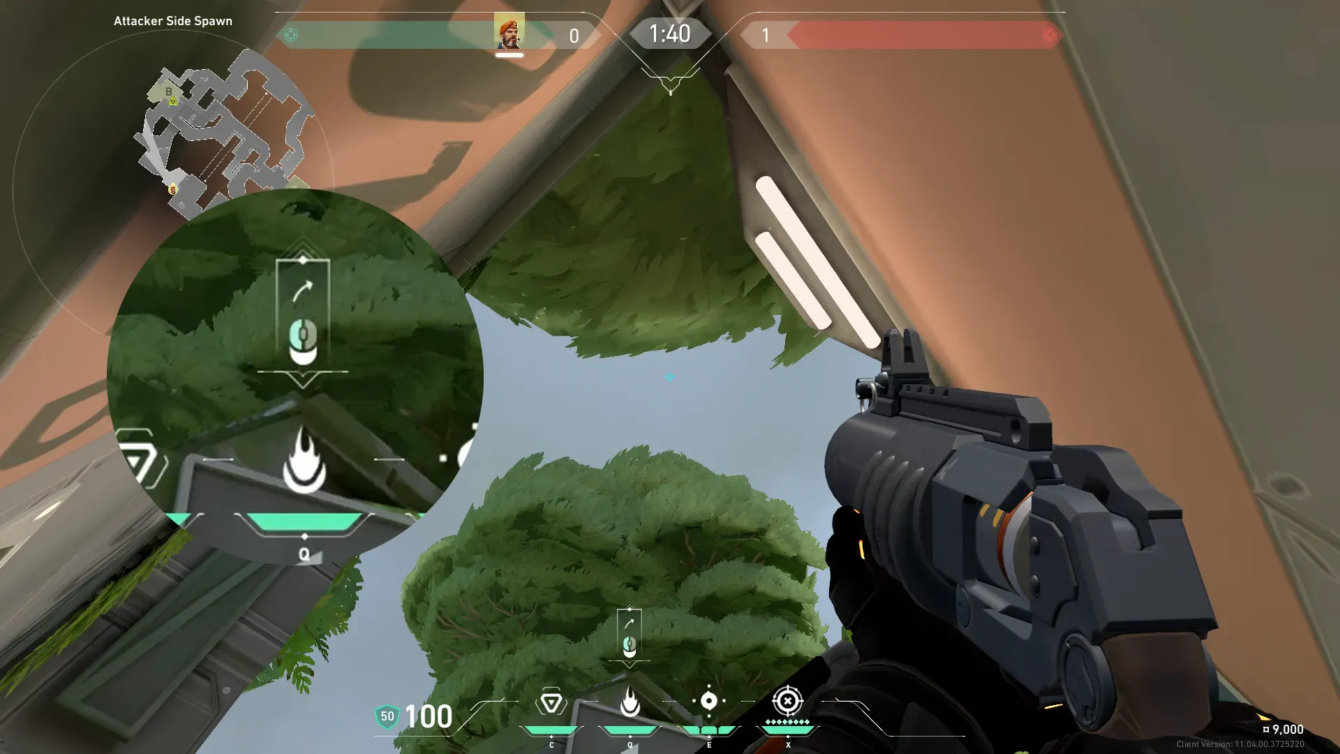 Brimstone Incendiary on Fracture Attack Site B — step 2 of 3: Aim — line up the shot