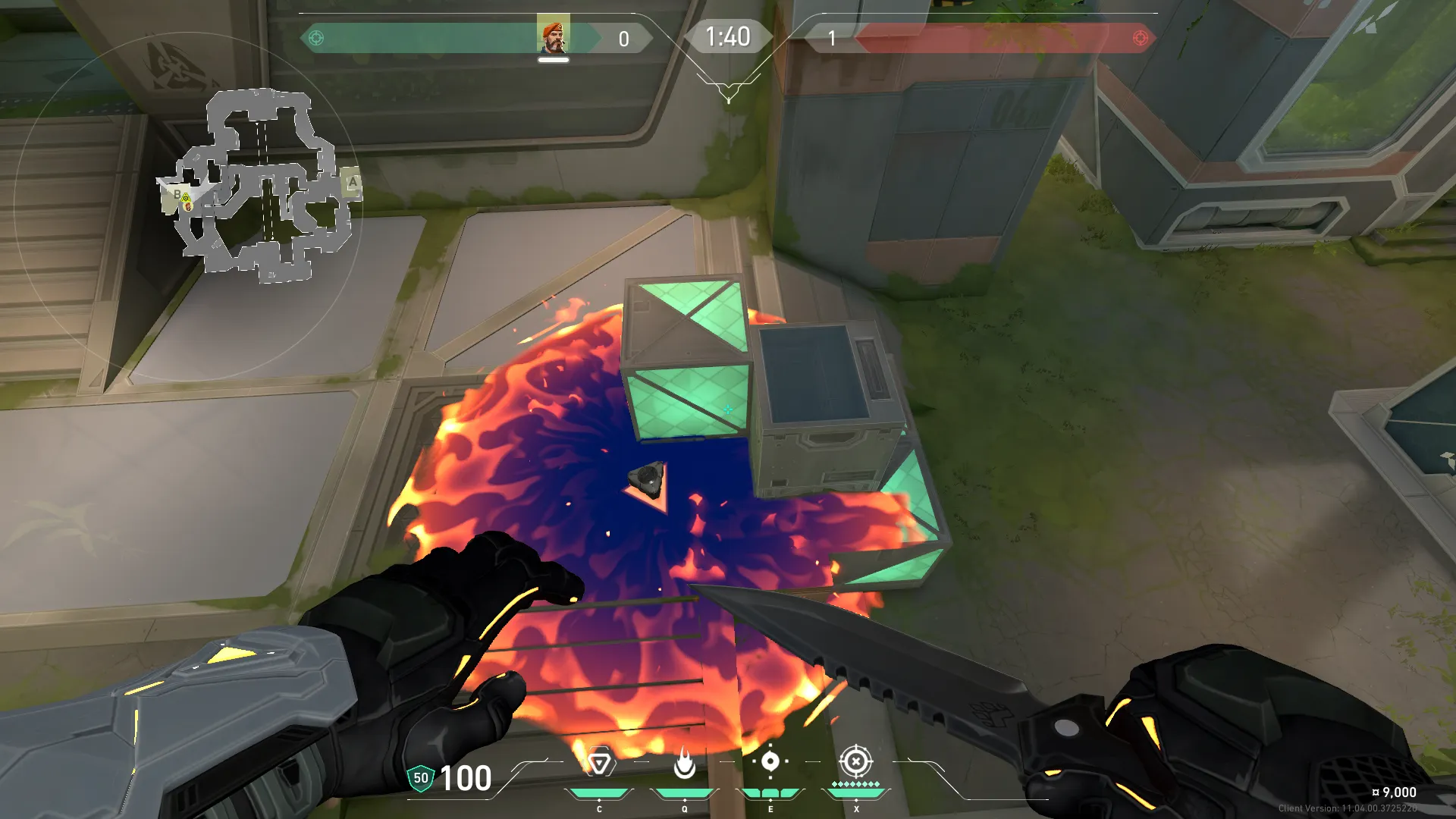 Brimstone Incendiary on Fracture Attack Site B — step 3 of 3: Result