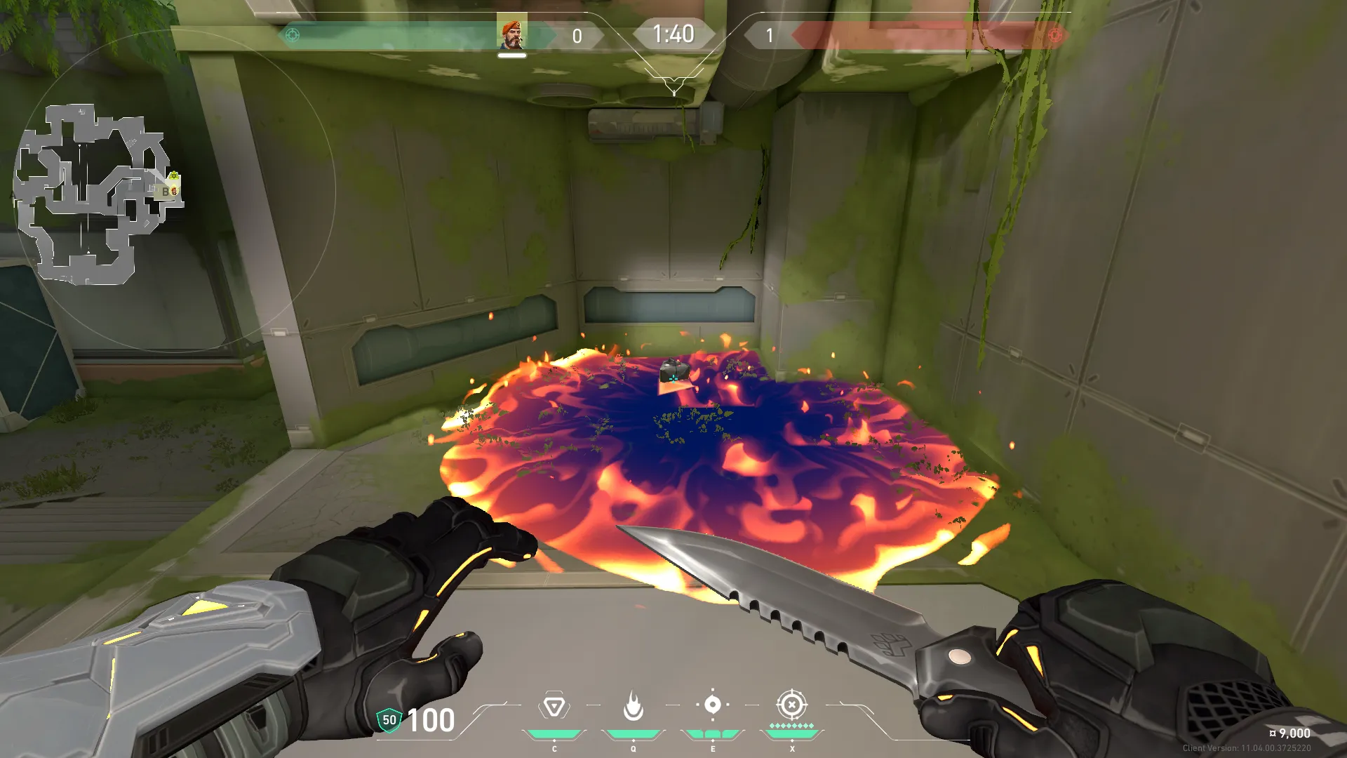 Brimstone Incendiary on Fracture Attack Site B — step 3 of 3: Result