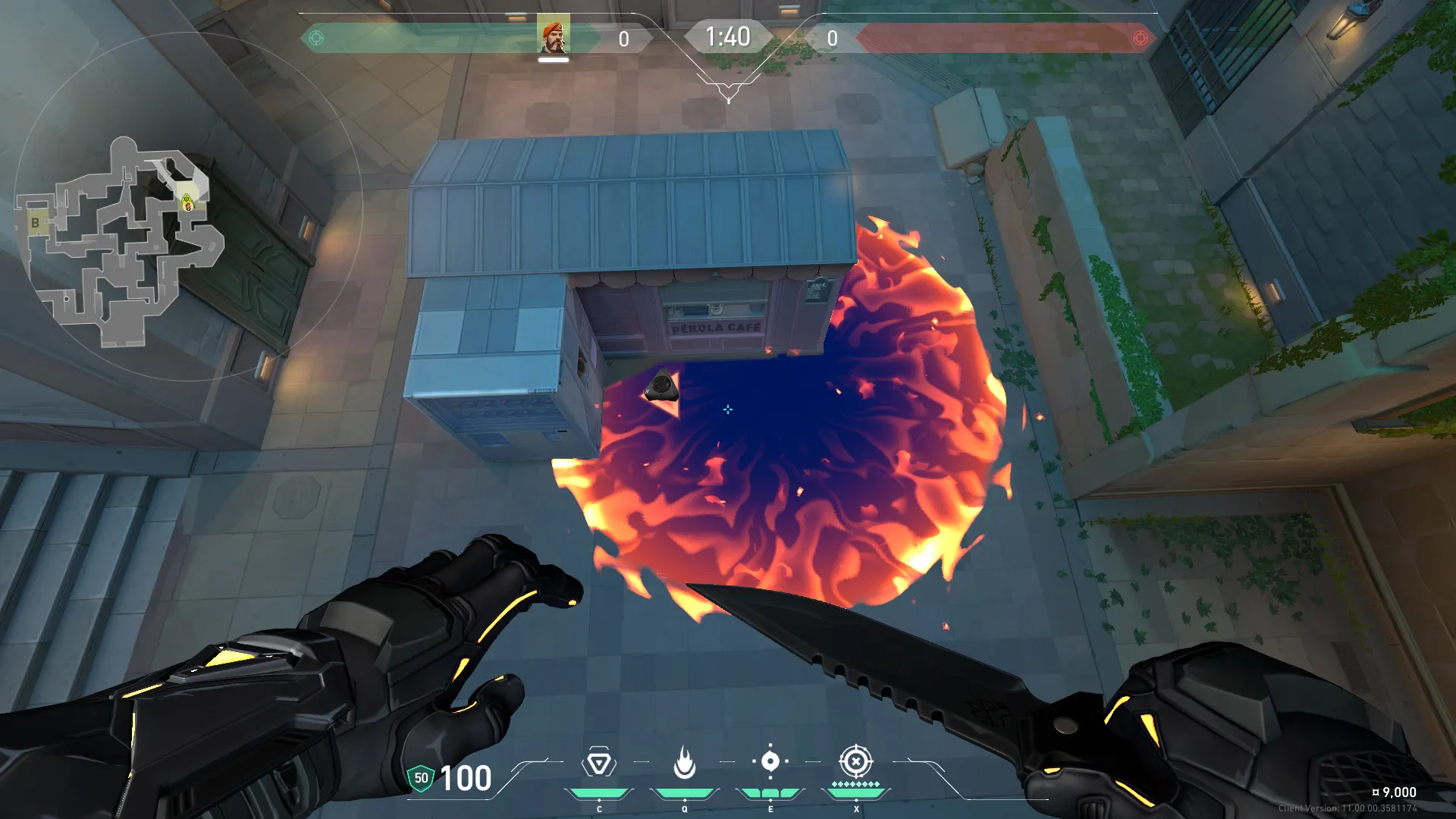 Brimstone Incendiary on Pearl Defense Site A — step 3 of 3: Result