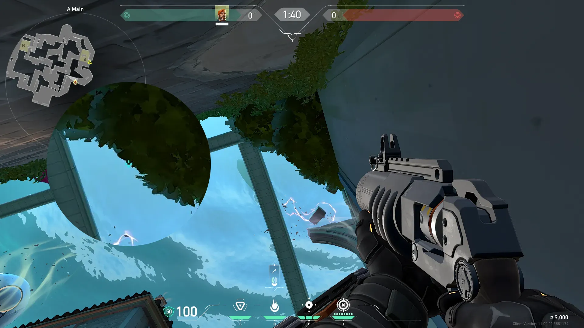 Brimstone Incendiary on Pearl Attack Site A — step 2 of 3: Aim — line up the shot