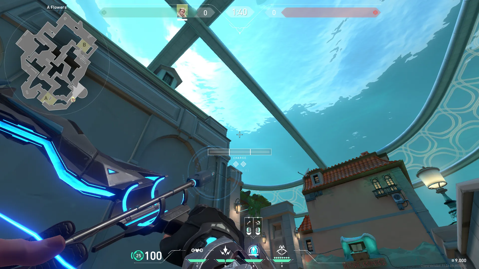 Sova Recon Bolt on Pearl Defense Site B — step 2 of 4: Aim — line up the shot