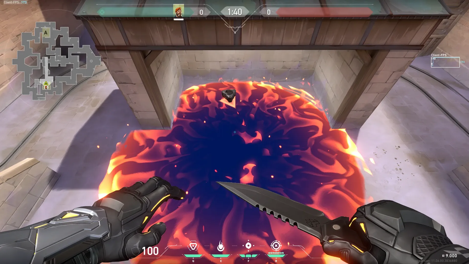Brimstone Incendiary on Corrode Attack Site B — step 3 of 3: Result