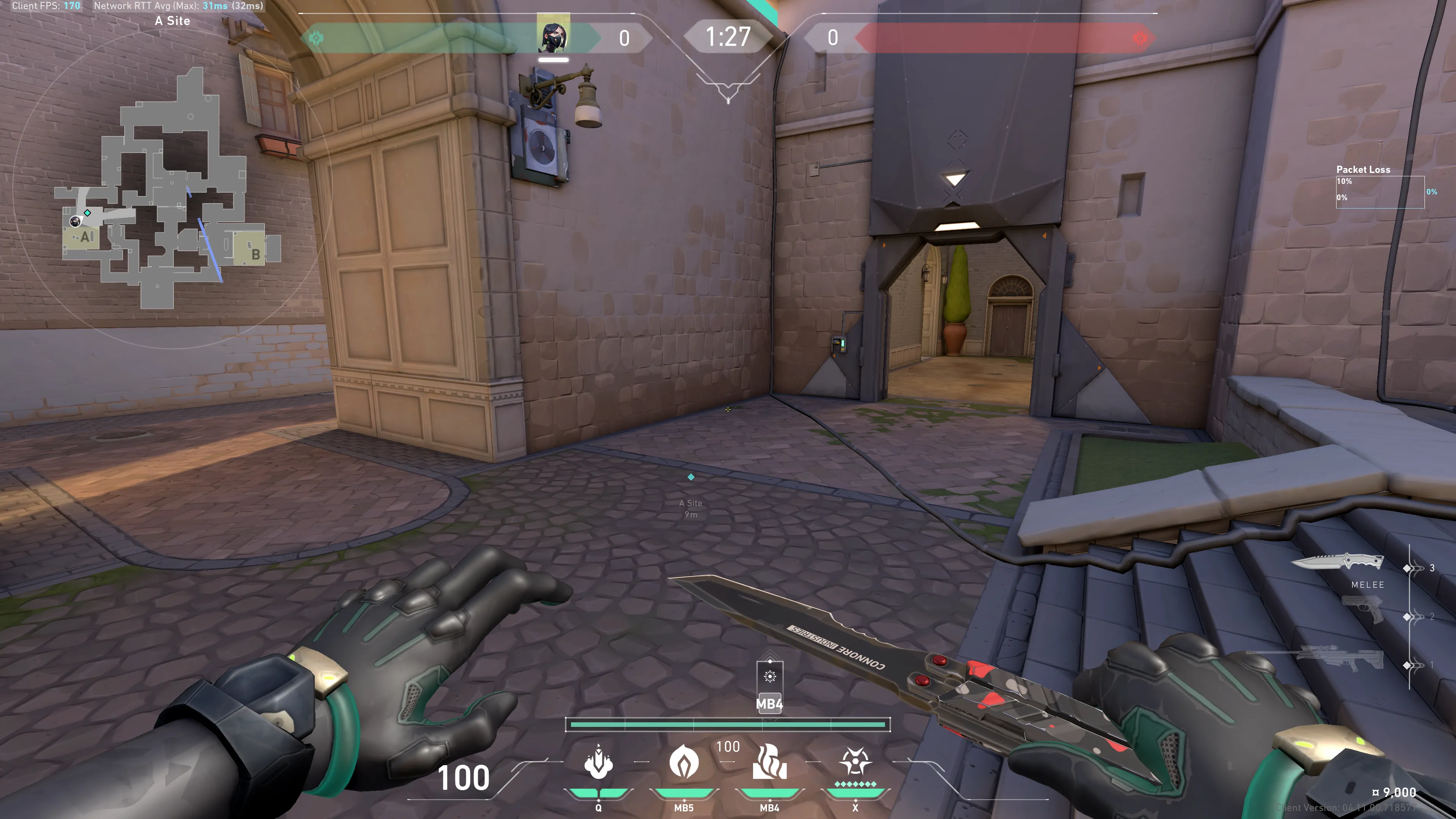Viper Poison Cloud on Ascent Defense Site A — step 1 of 4: Position — where to stand