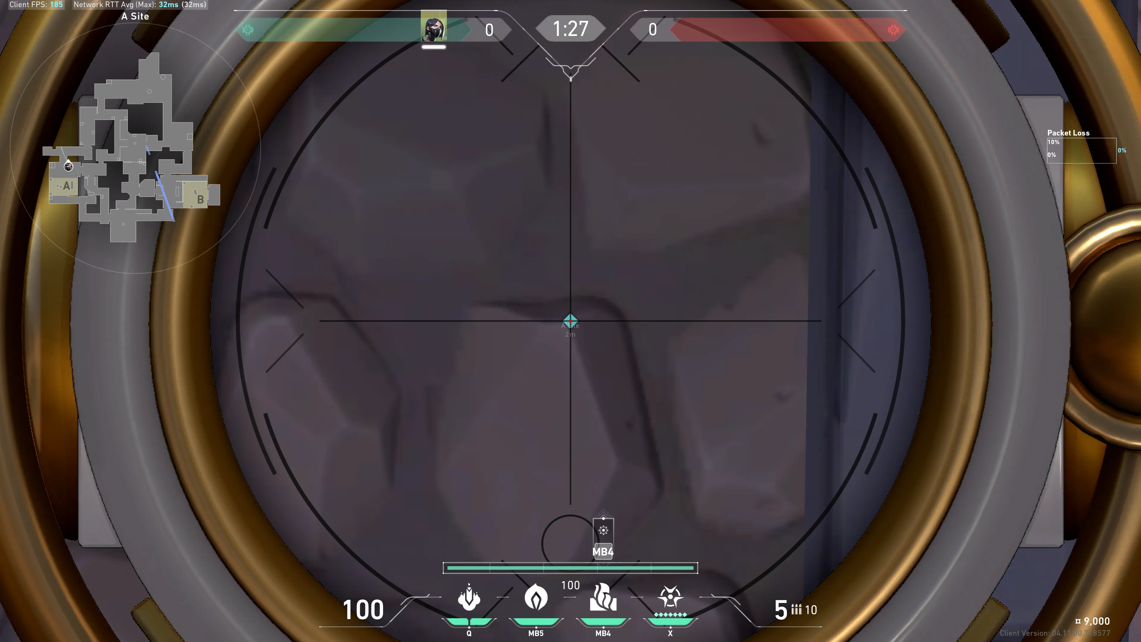 Viper Poison Cloud on Ascent Defense Site A — step 2 of 4: Aim — line up the shot