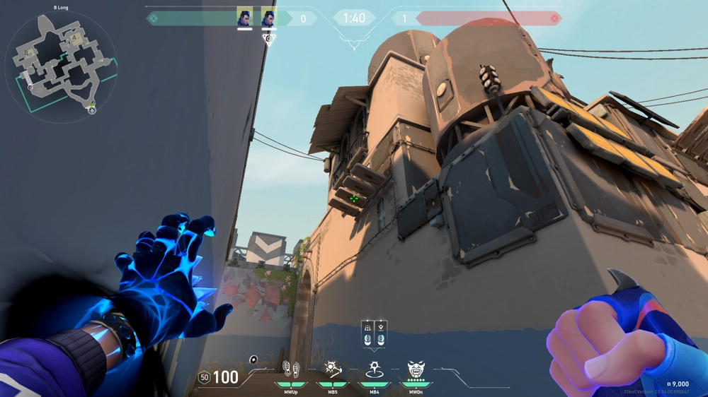 Yoru Gatecrash on Bind Attack Site B — step 2 of 4: Aim — line up the shot