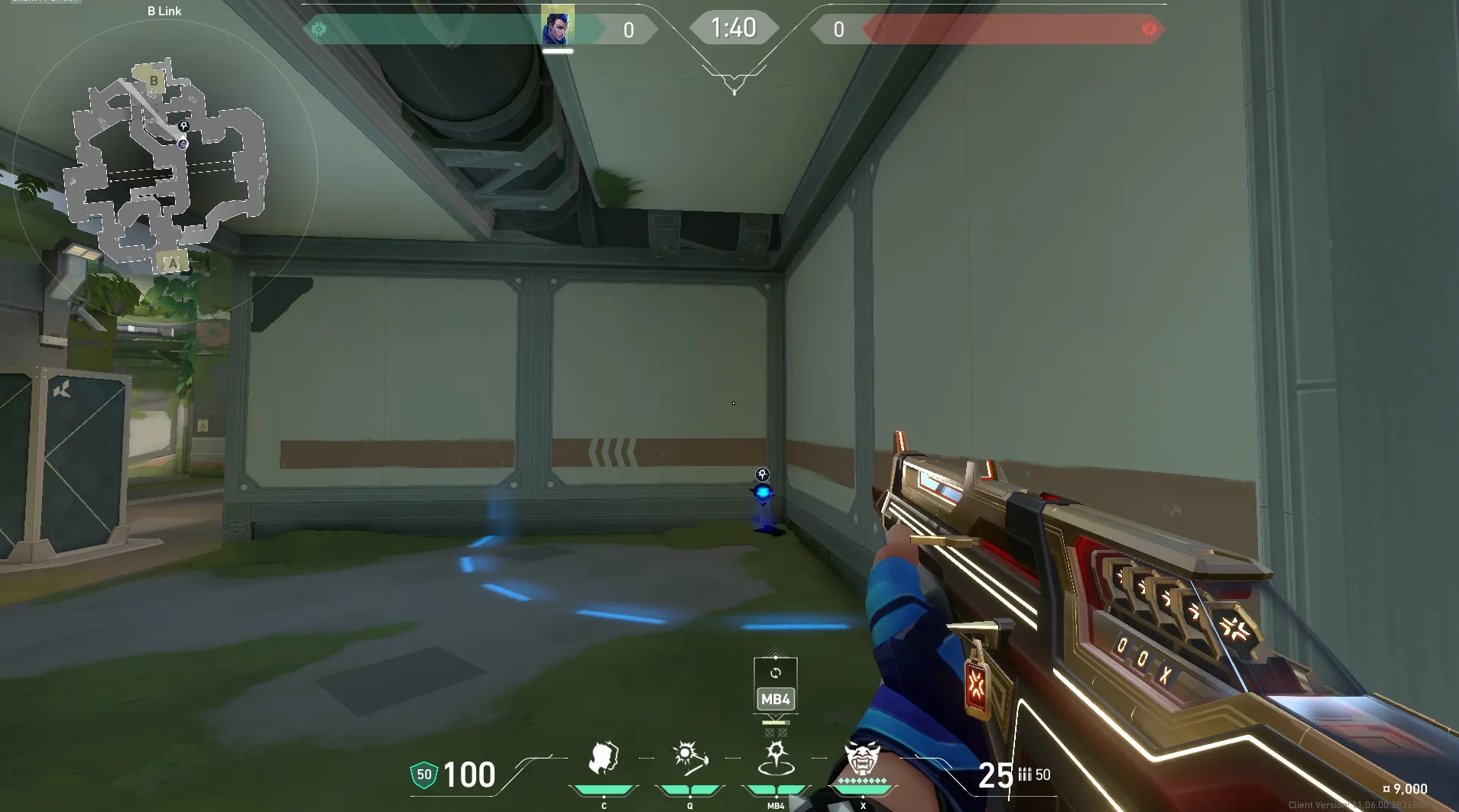 Yoru Gatecrash on Fracture Defense Site B — step 2 of 3: Aim — line up the shot