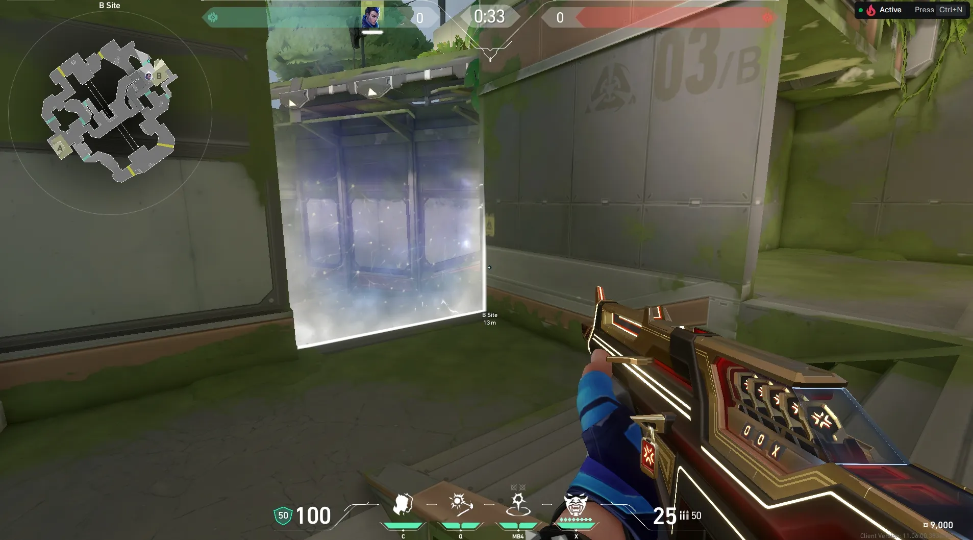 Yoru Gatecrash on Fracture Defense Site B — step 1 of 4: Position — where to stand