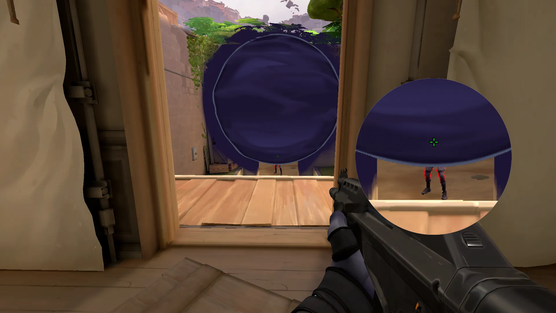 Omen Dark Cover on Ascent Defense Site A — step 4 of 4: Result