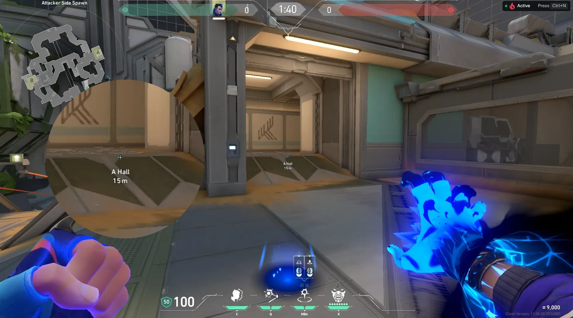 Yoru Gatecrash on Fracture Attack Site A — step 2 of 3: Aim — line up the shot