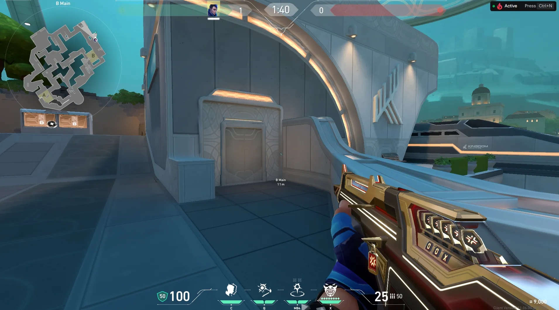 Yoru Gatecrash on Pearl Defense Site A — step 1 of 3: Position — where to stand