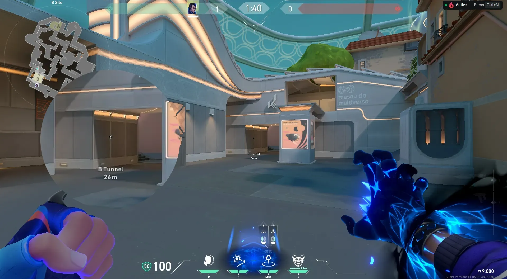 Yoru Gatecrash on Pearl Defense Site A — step 2 of 3: Aim — line up the shot