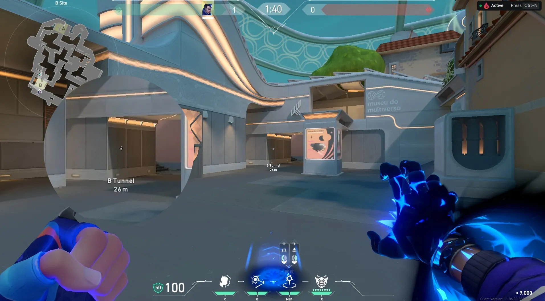 Yoru Gatecrash on Pearl Defense Site A — step 2 of 3: Aim — line up the shot