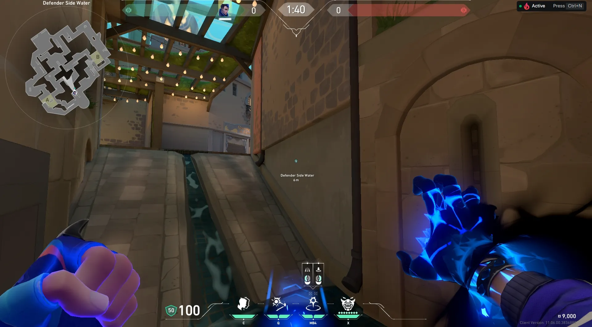Yoru Gatecrash on Pearl Defense Site B — step 2 of 4: Aim — line up the shot