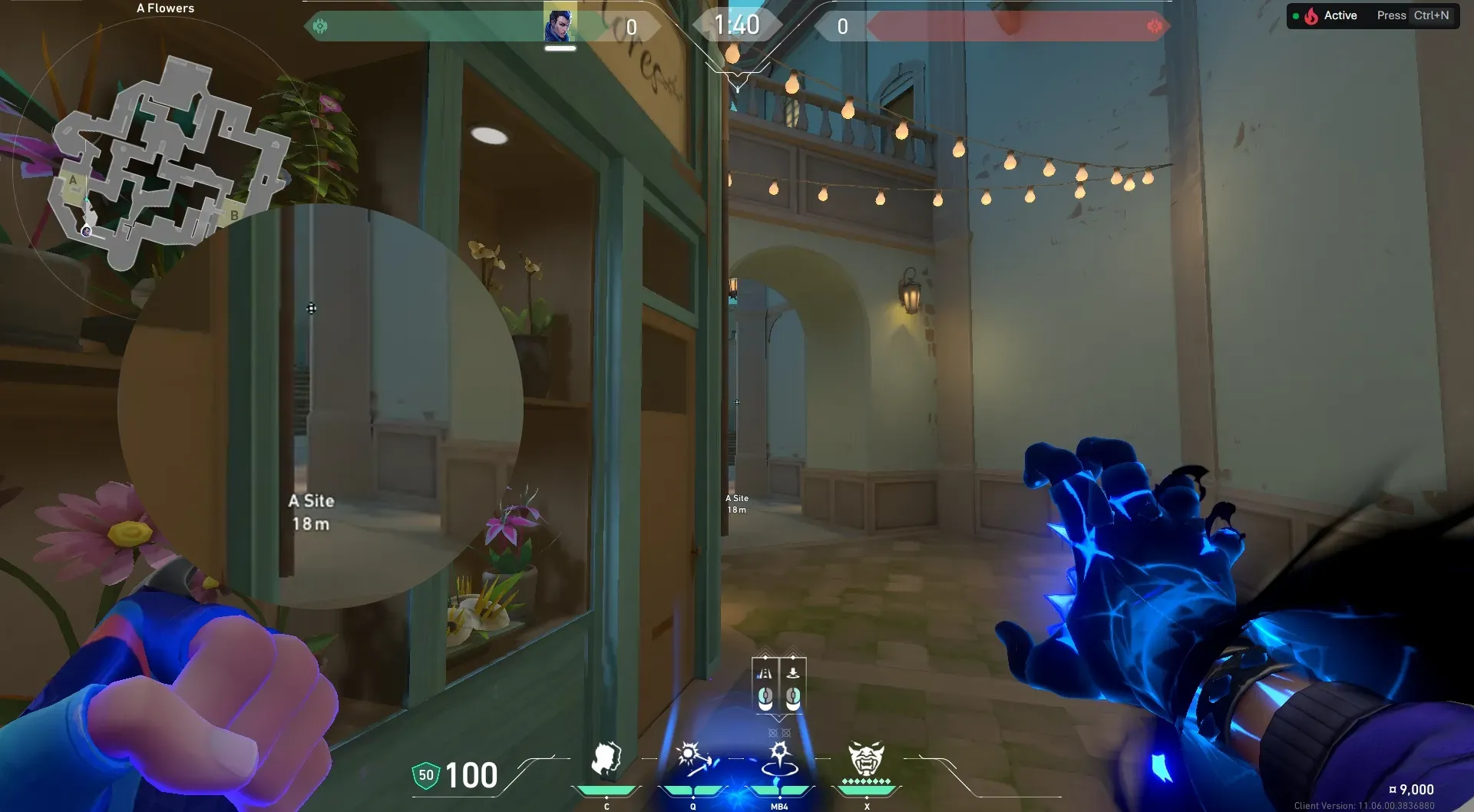 Yoru Gatecrash on Pearl Defense Site A — step 2 of 3: Aim — line up the shot