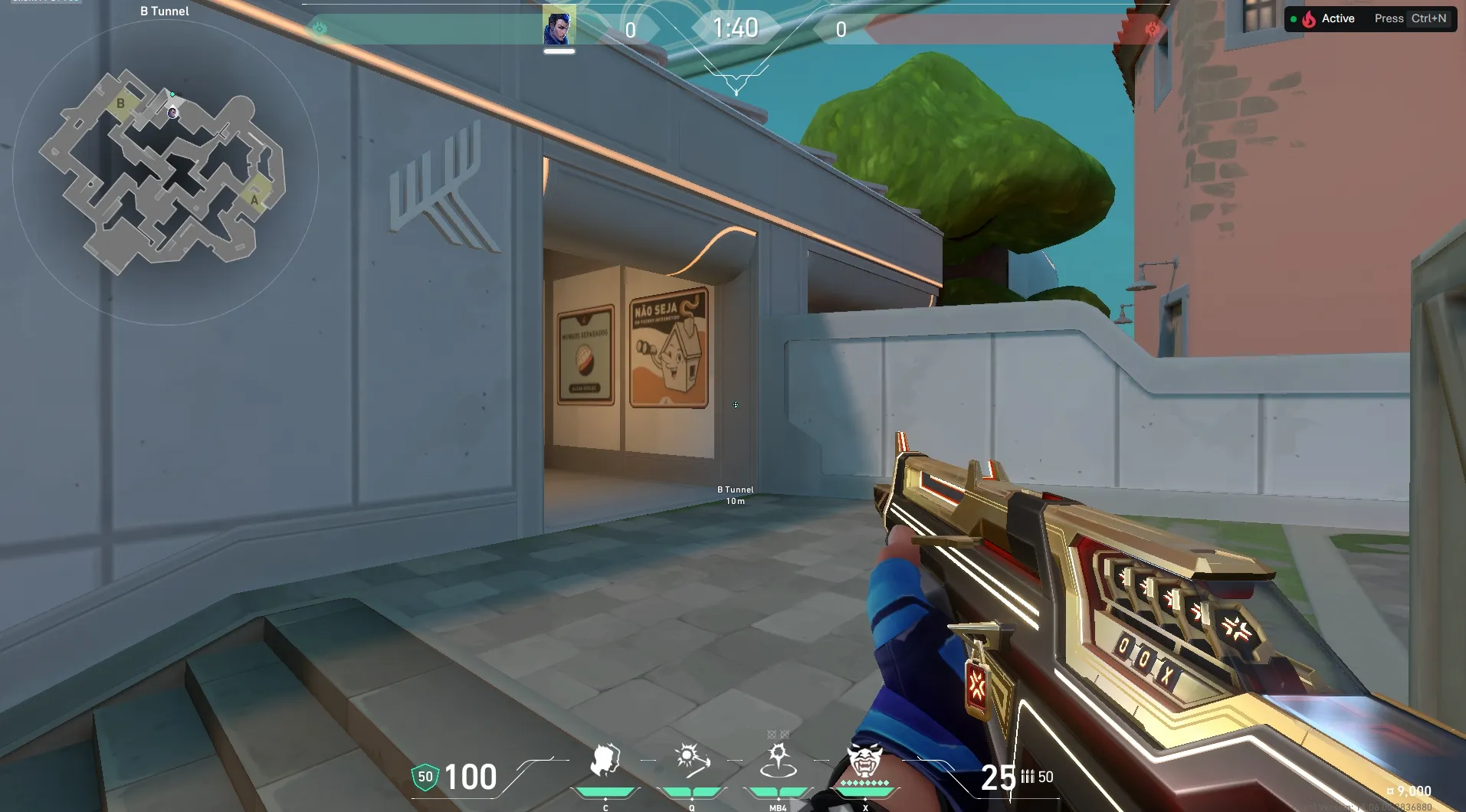 Yoru Gatecrash on Pearl Defense Site B — step 1 of 3: Position — where to stand