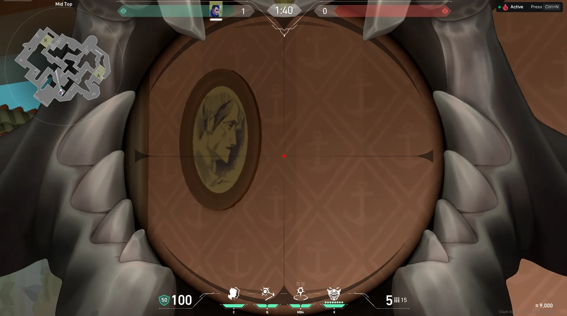 Yoru Gatecrash on Pearl Attack Mid — step 3 of 4: Aim — line up the shot