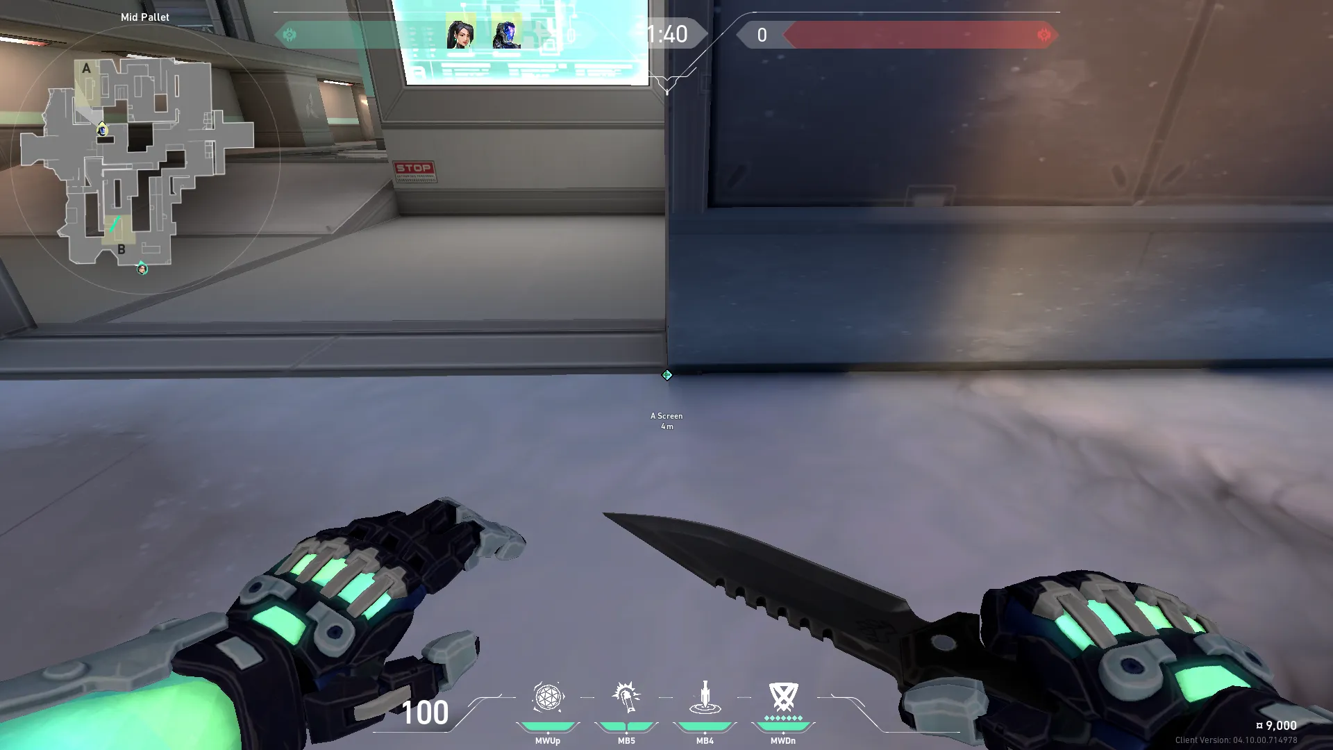 KAY/O Zero_Point on Icebox Defense Site B — step 1 of 3: Position — where to stand