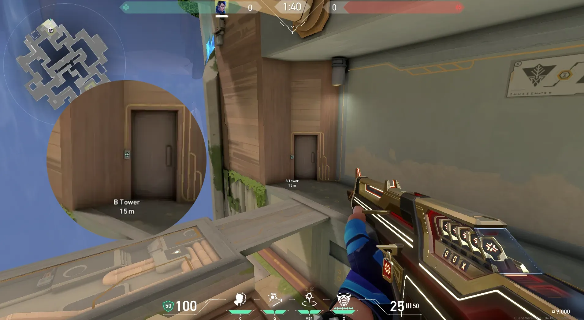 Yoru Gatecrash on Abyss Defense Site B — step 1 of 3: Position — where to stand