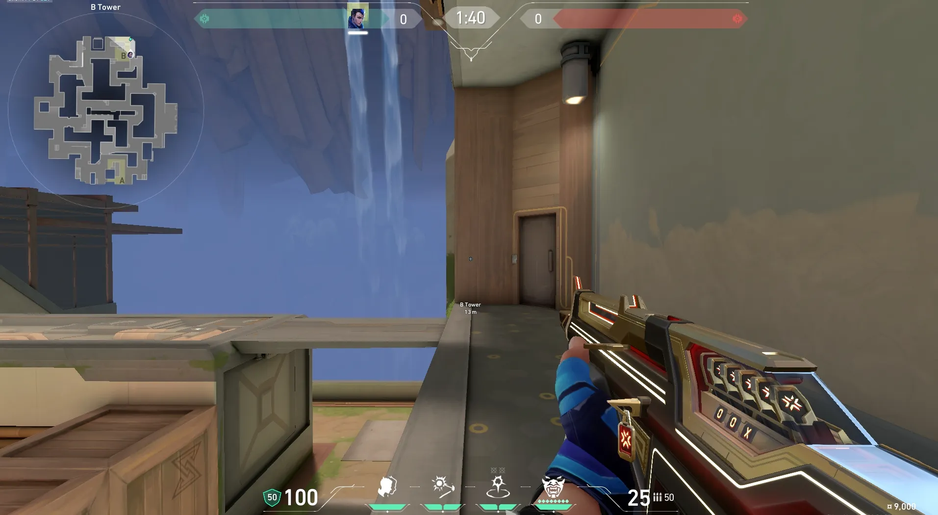 Yoru Gatecrash on Abyss Defense Site B — step 1 of 4: Position — where to stand