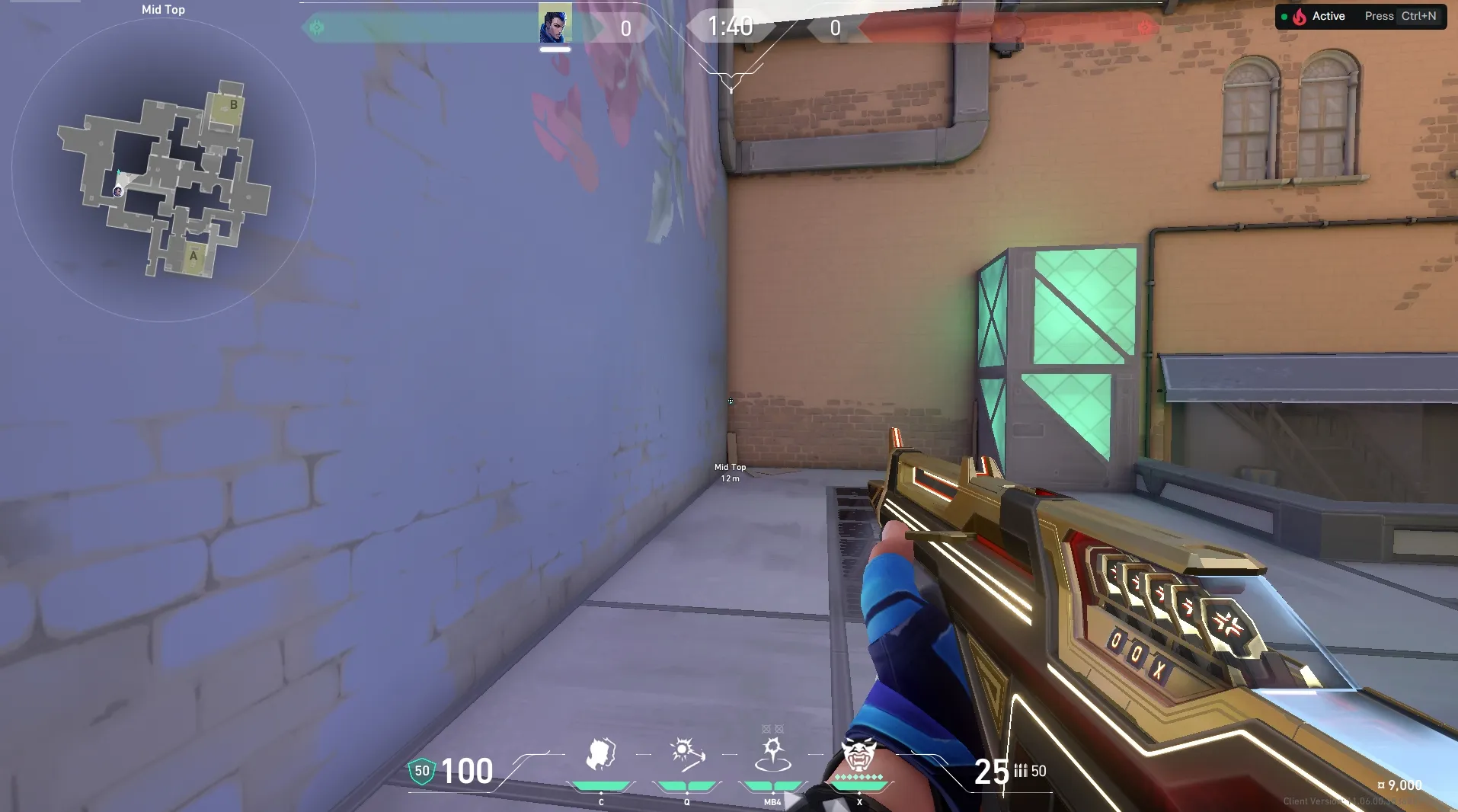 Yoru Gatecrash on Ascent Attack Site A — step 1 of 3: Position — where to stand