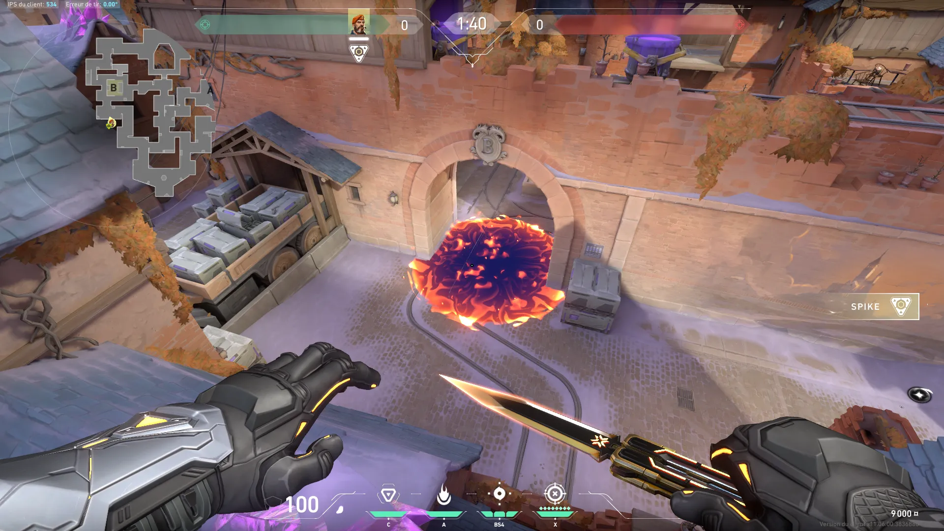 Brimstone Incendiary on Corrode Attack Site B — step 3 of 3: Result