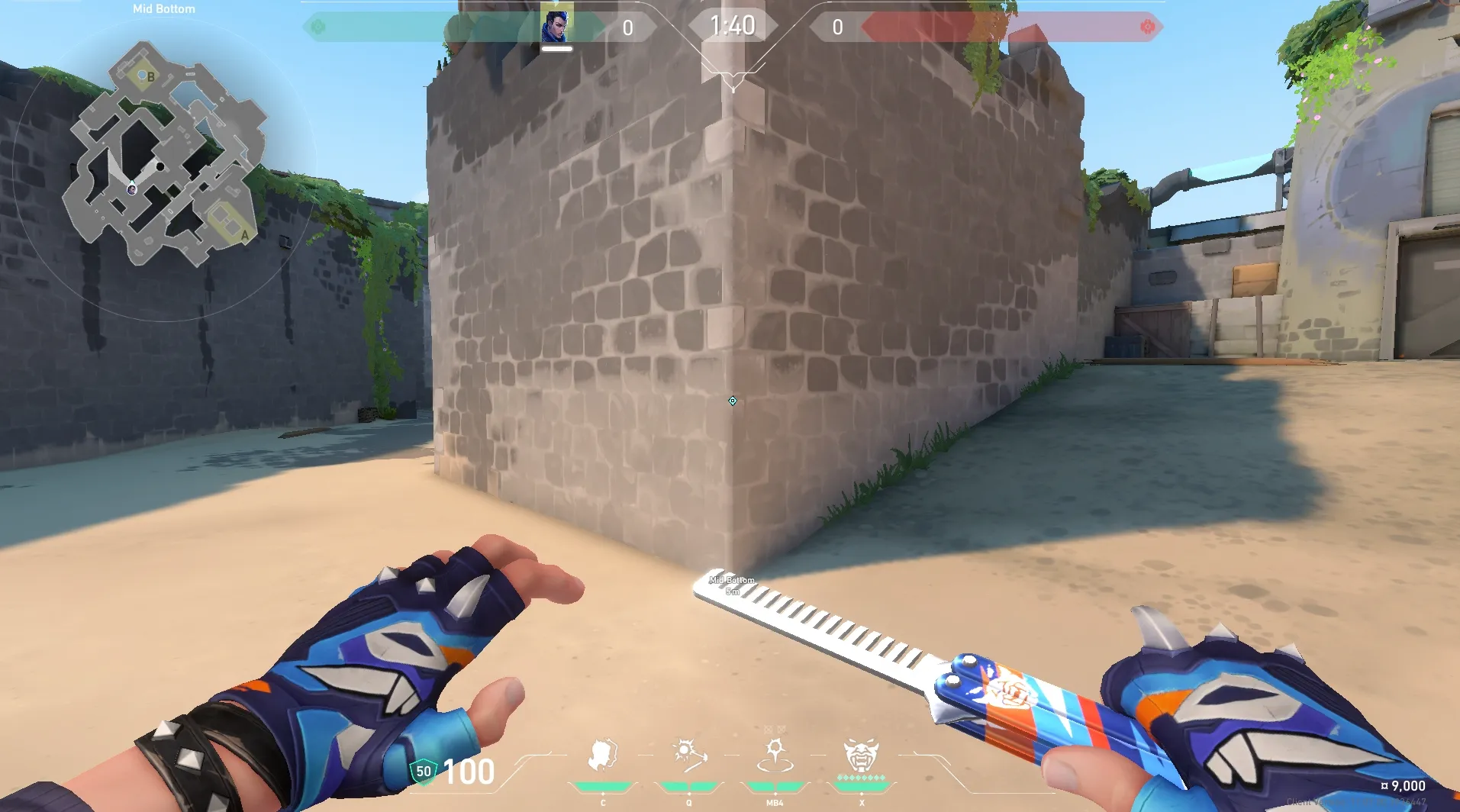 Mid Bottom to A Backsite #1 — Yoru lineup on Breeze