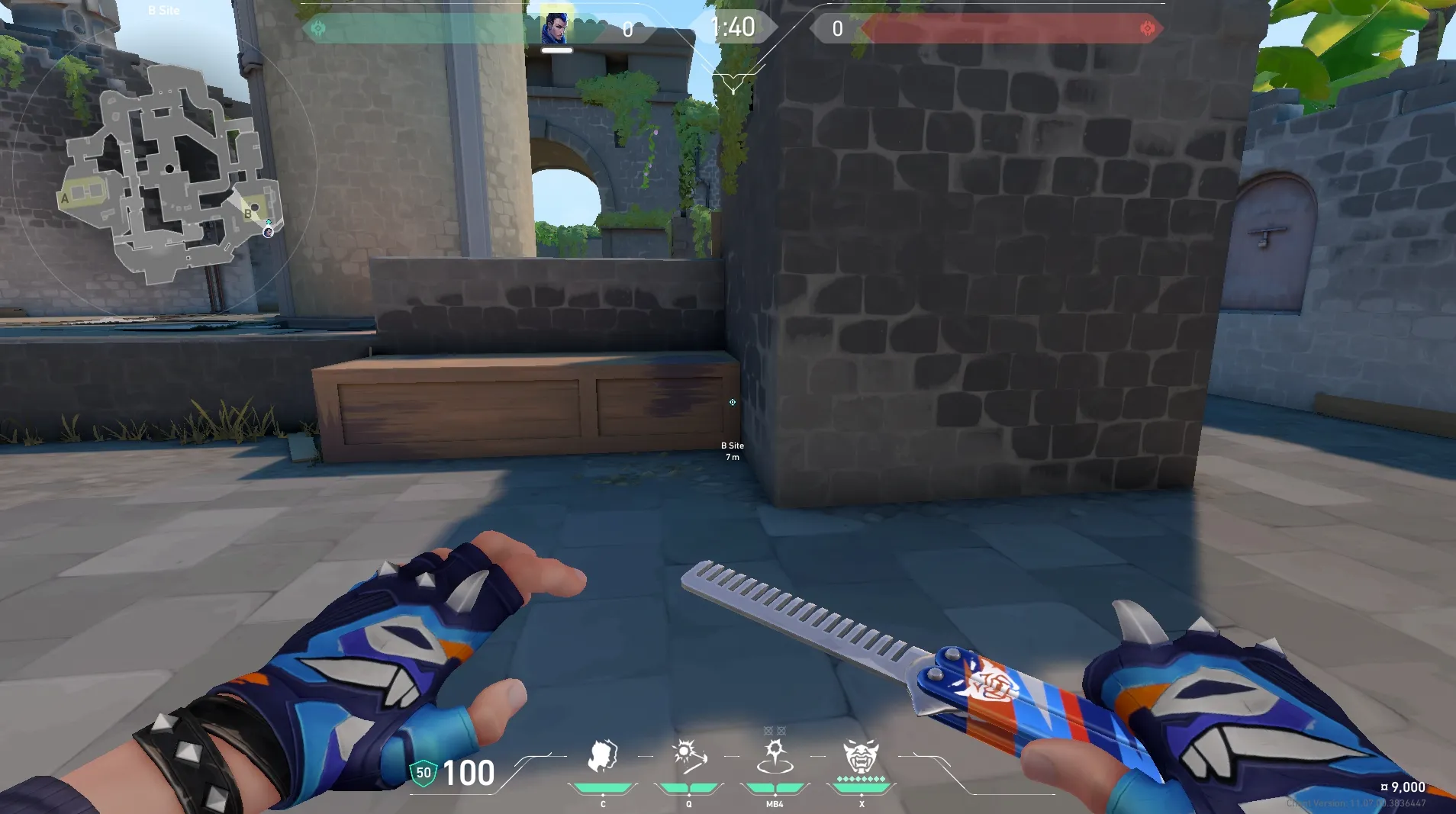 Yoru Gatecrash on Breeze Defense Site B — step 1 of 4: Position — where to stand