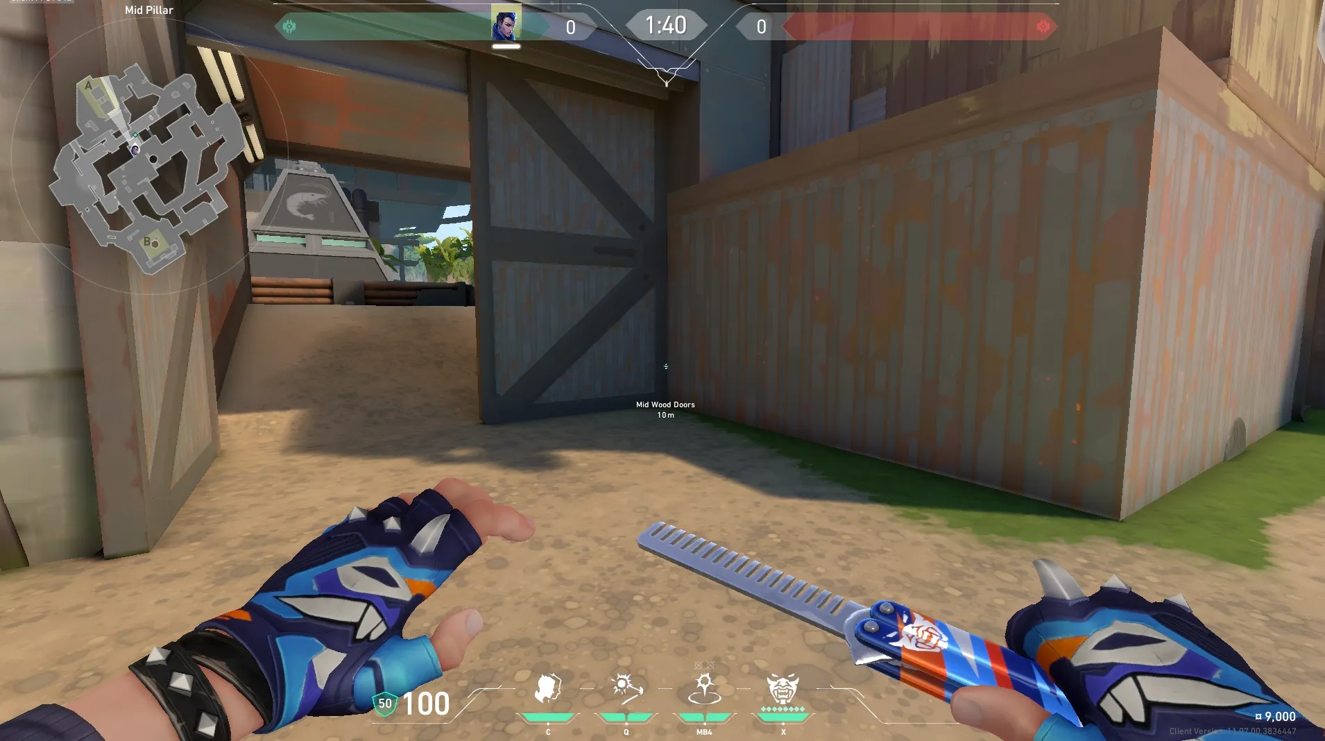 Mid Doors to B Backsite — Yoru lineup on Breeze