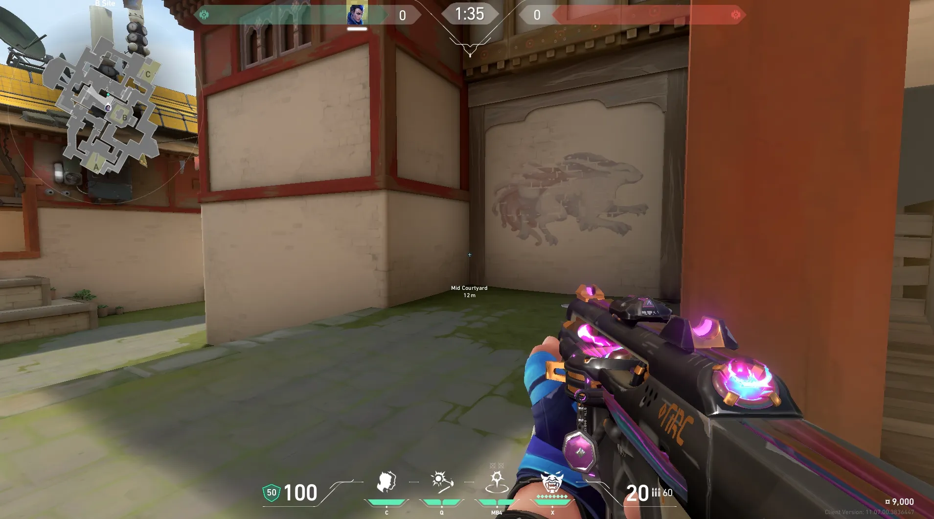 Yoru Gatecrash on Haven Attack Site A — step 1 of 3: Position — where to stand