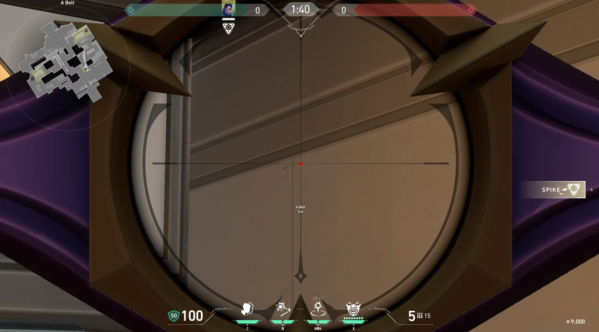 Yoru Gatecrash on Icebox Attack Site A — step 3 of 4: Aim — line up the shot