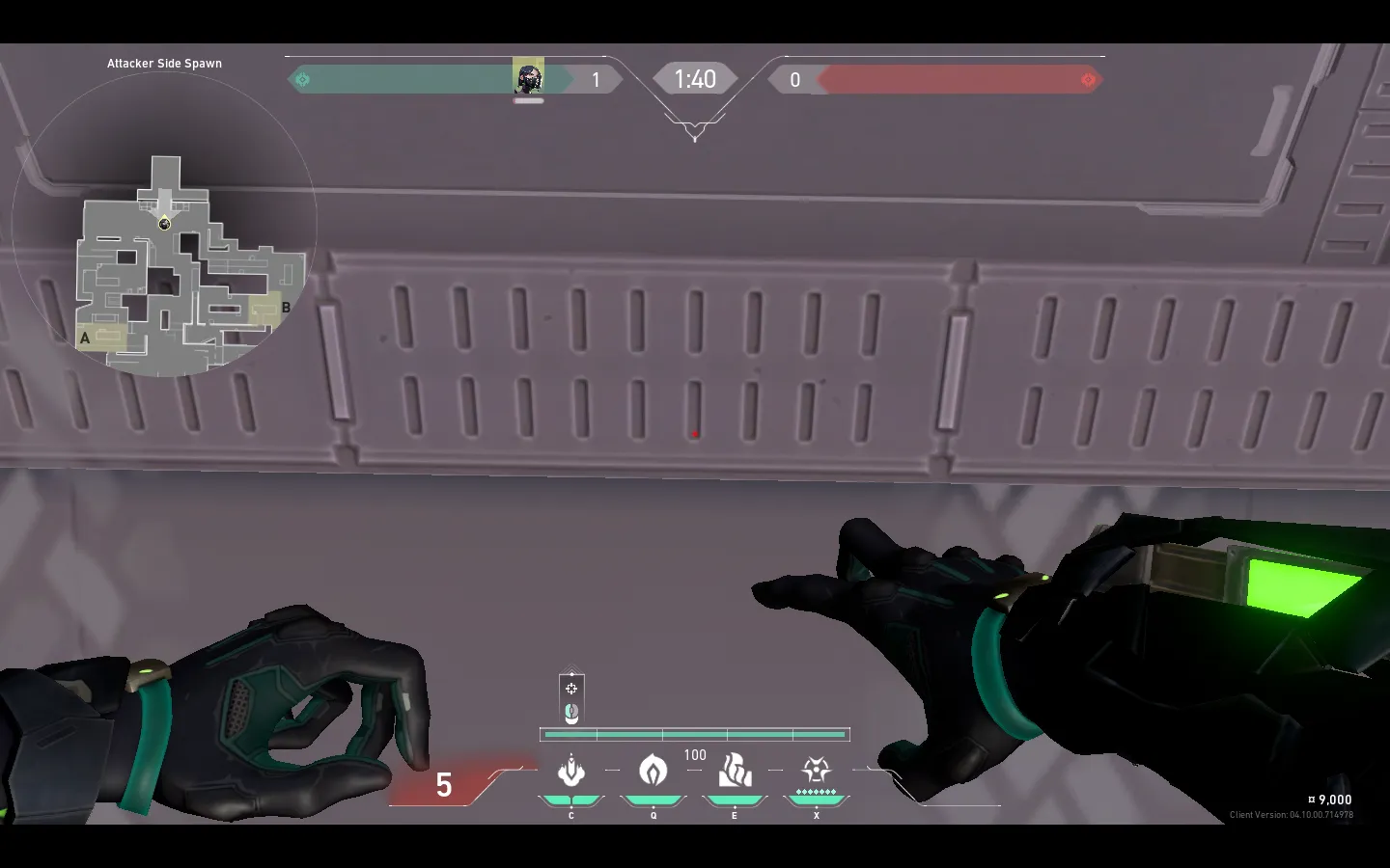 Viper Snake Bite on Icebox Attack Mid — step 2 of 4: Aim — line up the shot