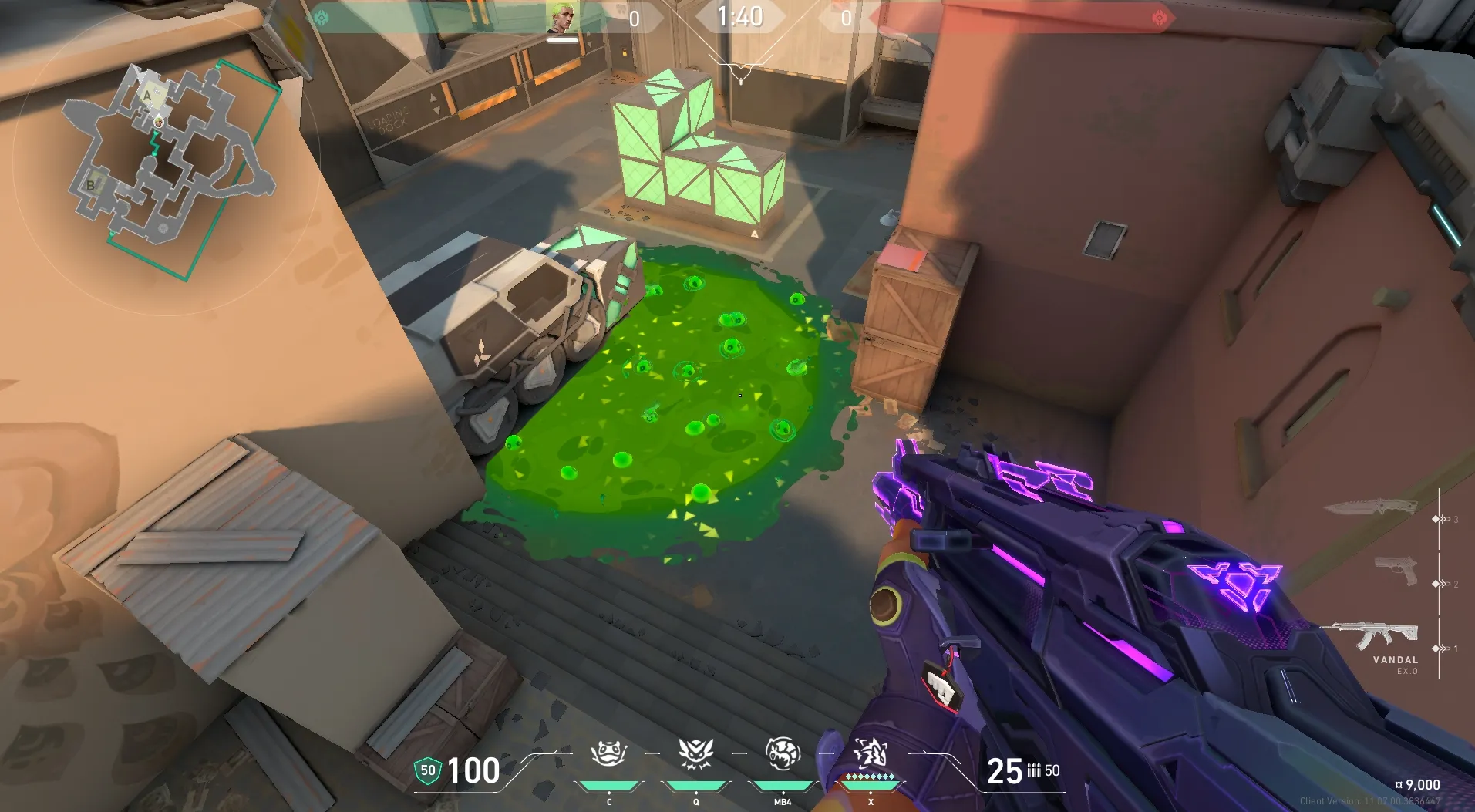 Gekko Mosh Pit on Bind Attack Site A — step 3 of 3: Result