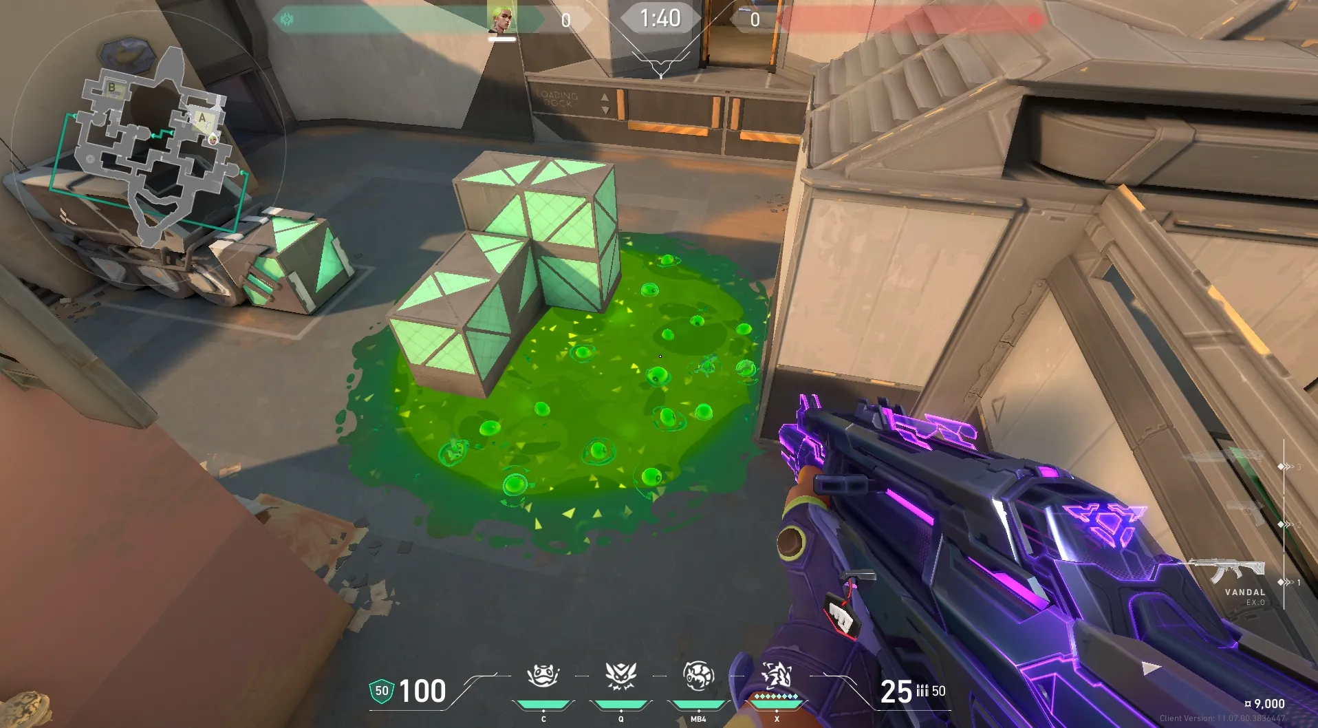 Gekko Mosh Pit on Bind Attack Site A — step 4 of 4: Result