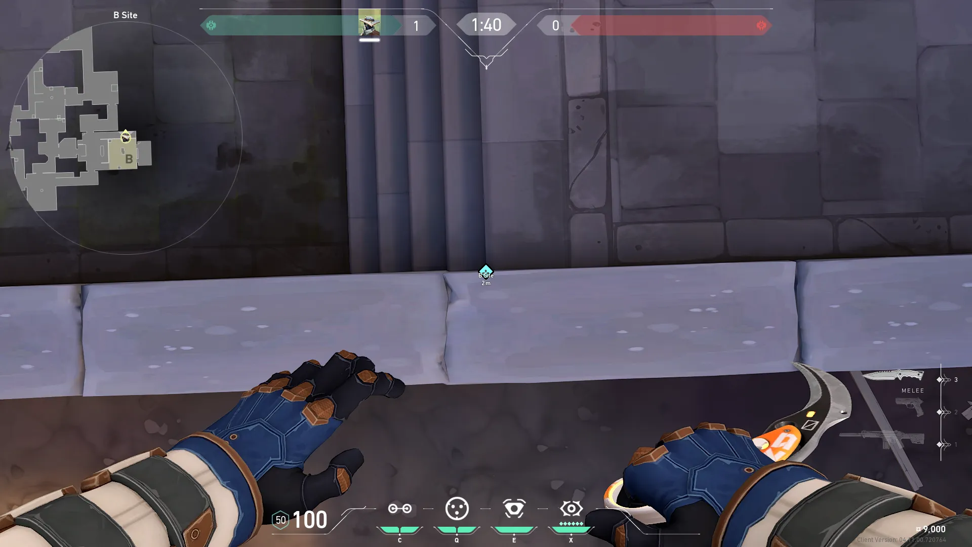 Cypher Cyber Cage on Ascent Defense Site B — step 8 of 10: Aim — line up the shot
