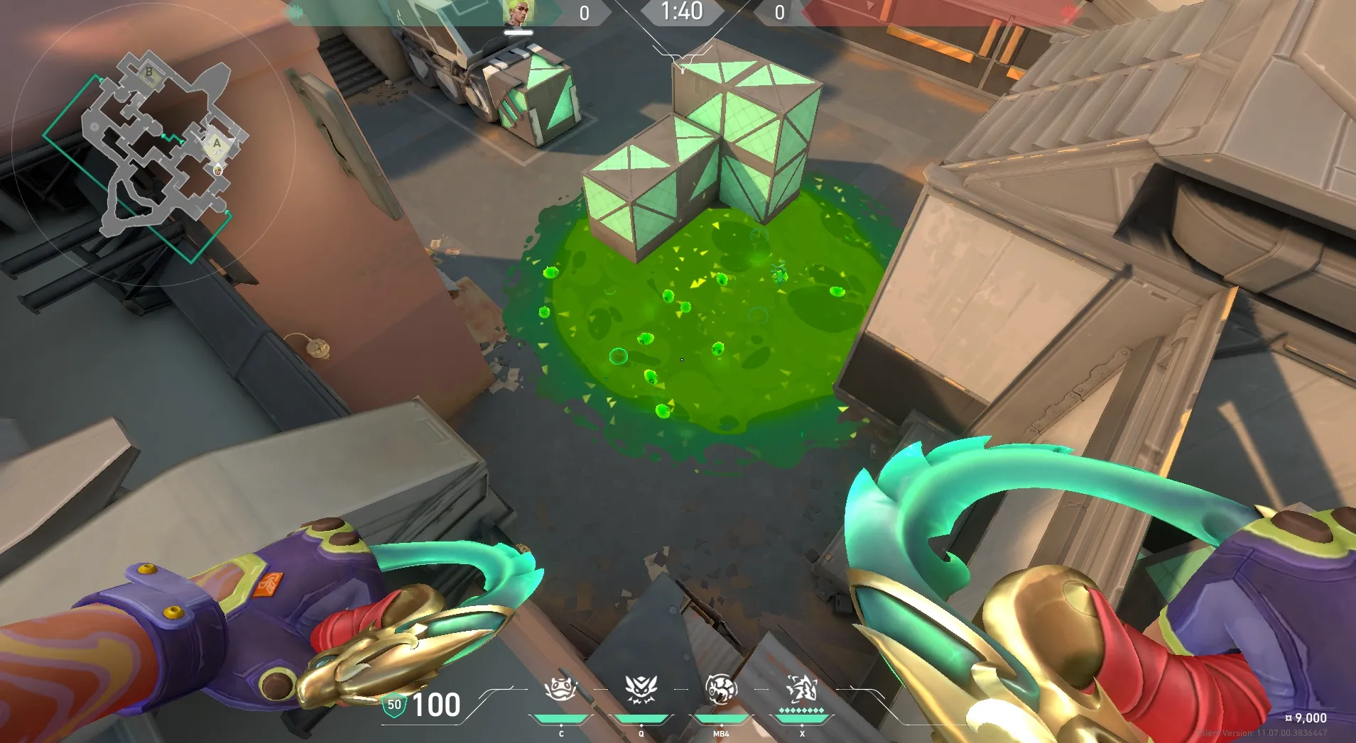 Gekko Mosh Pit on Bind Attack Site A — step 4 of 4: Result