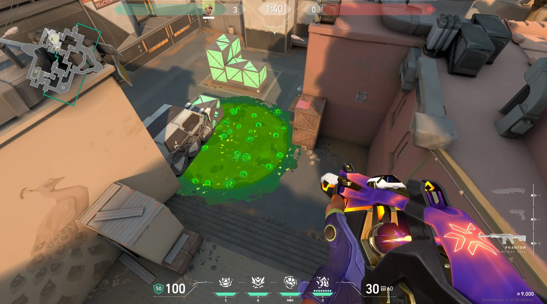 Gekko Mosh Pit on Bind Attack Site A — step 3 of 3: Result