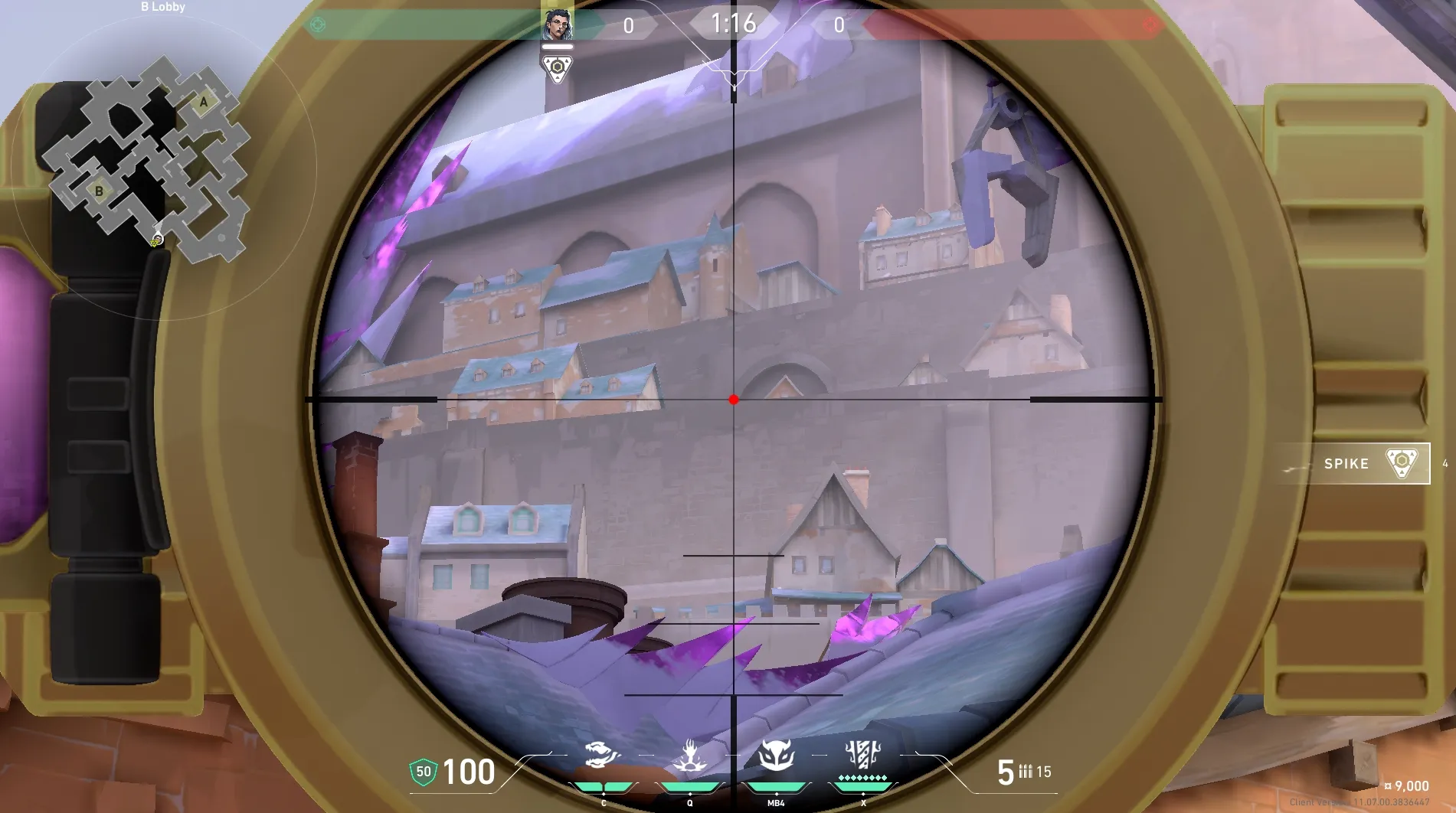 Fade Haunt on Corrode Attack Mid — step 3 of 5: Aim — line up the shot