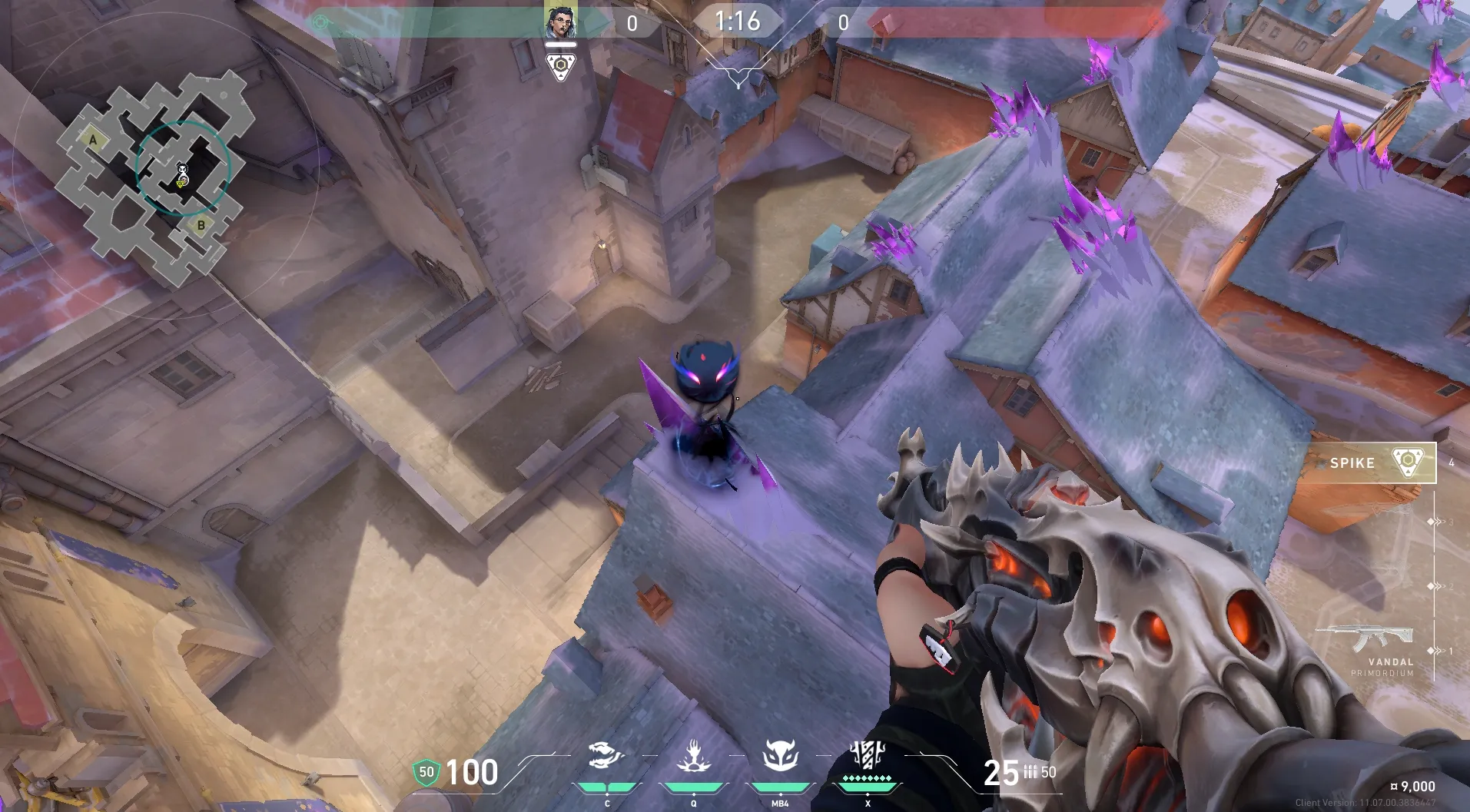 Fade Haunt on Corrode Attack Mid — step 4 of 5: Aim — line up the shot