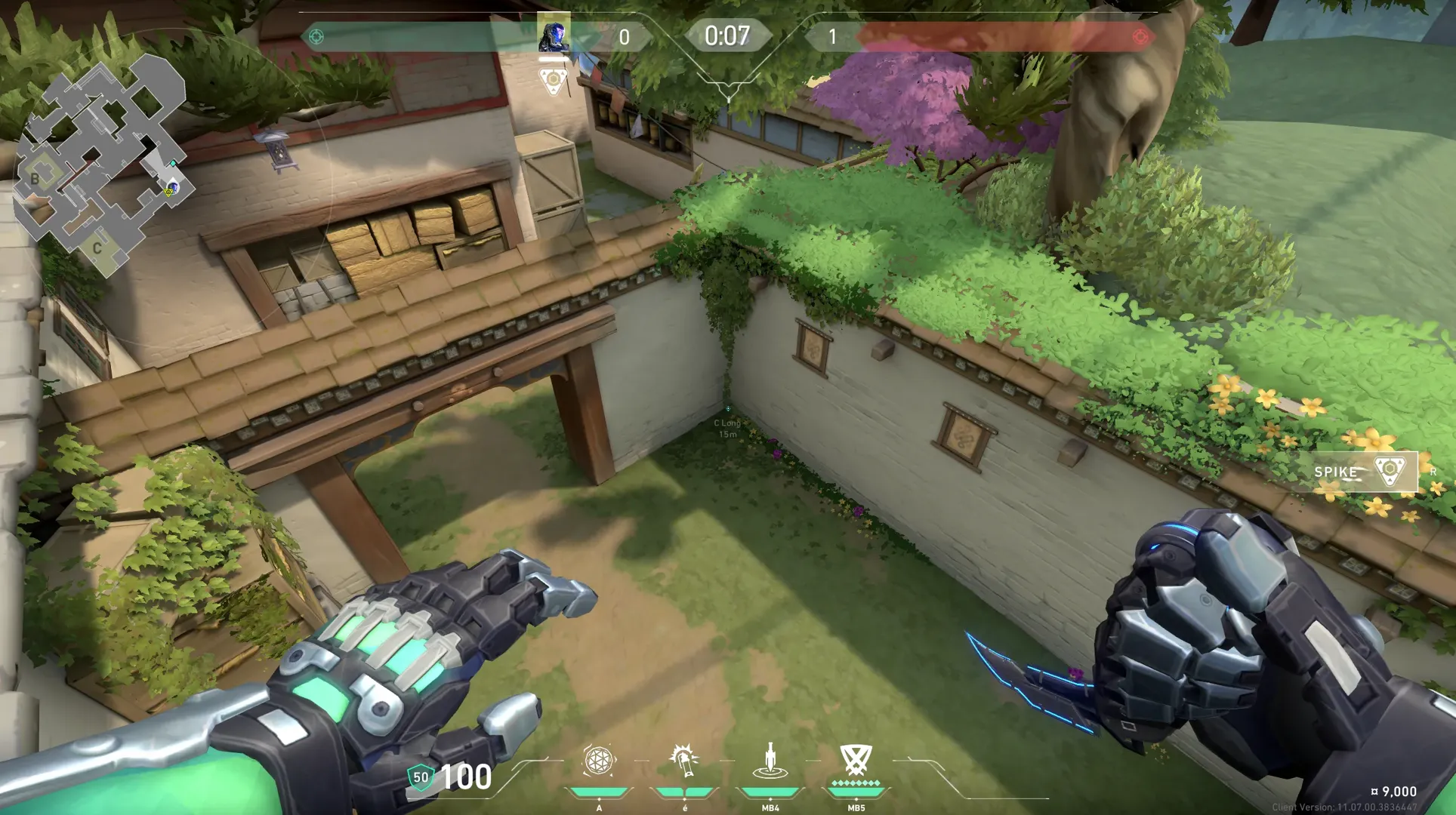 KAY/O Frag_Ment on Haven Attack Site C — step 1 of 3: Position — where to stand