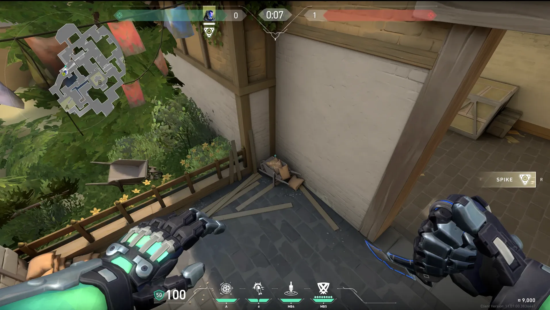 KAY/O Frag_Ment on Haven Attack Site A — step 1 of 3: Position — where to stand