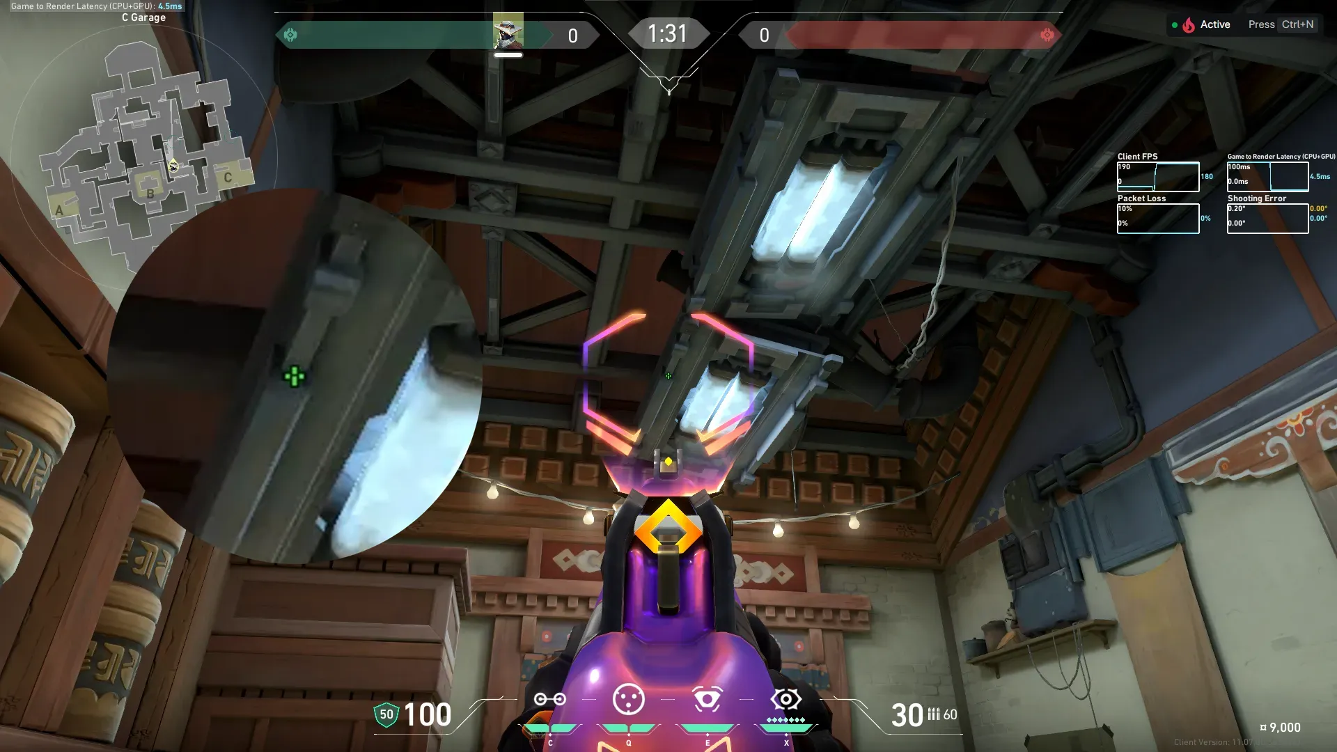 Cypher Cyber Cage on Haven Defense Site C — step 3 of 6: Aim — line up the shot