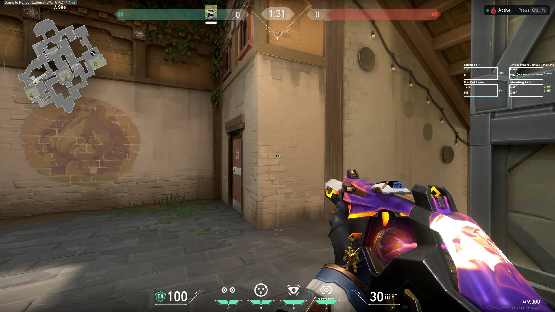 Cypher Cyber Cage on Haven Defense Site A — step 6 of 8: Aim — line up the shot