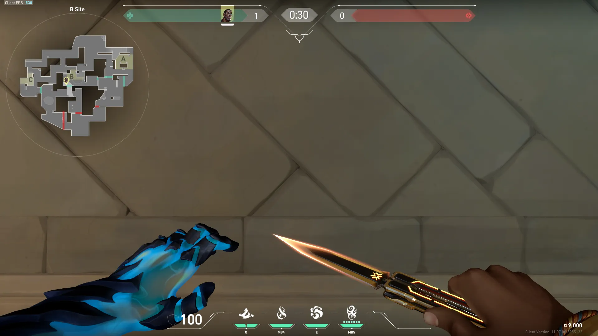 Veto Chokehold on Lotus Defense Site B — step 2 of 4: Aim — line up the shot